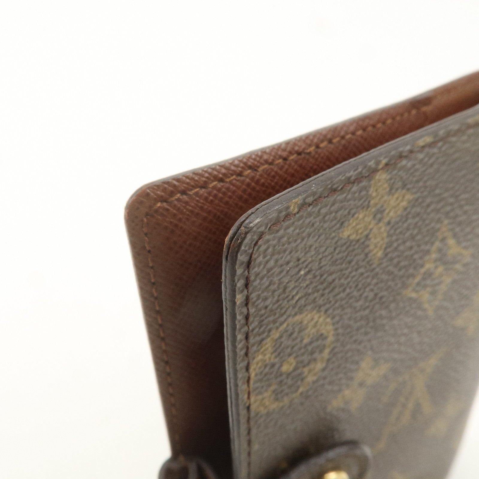 Louis Vuitton Monogram Agenda PM Planner Cover Brown R20005