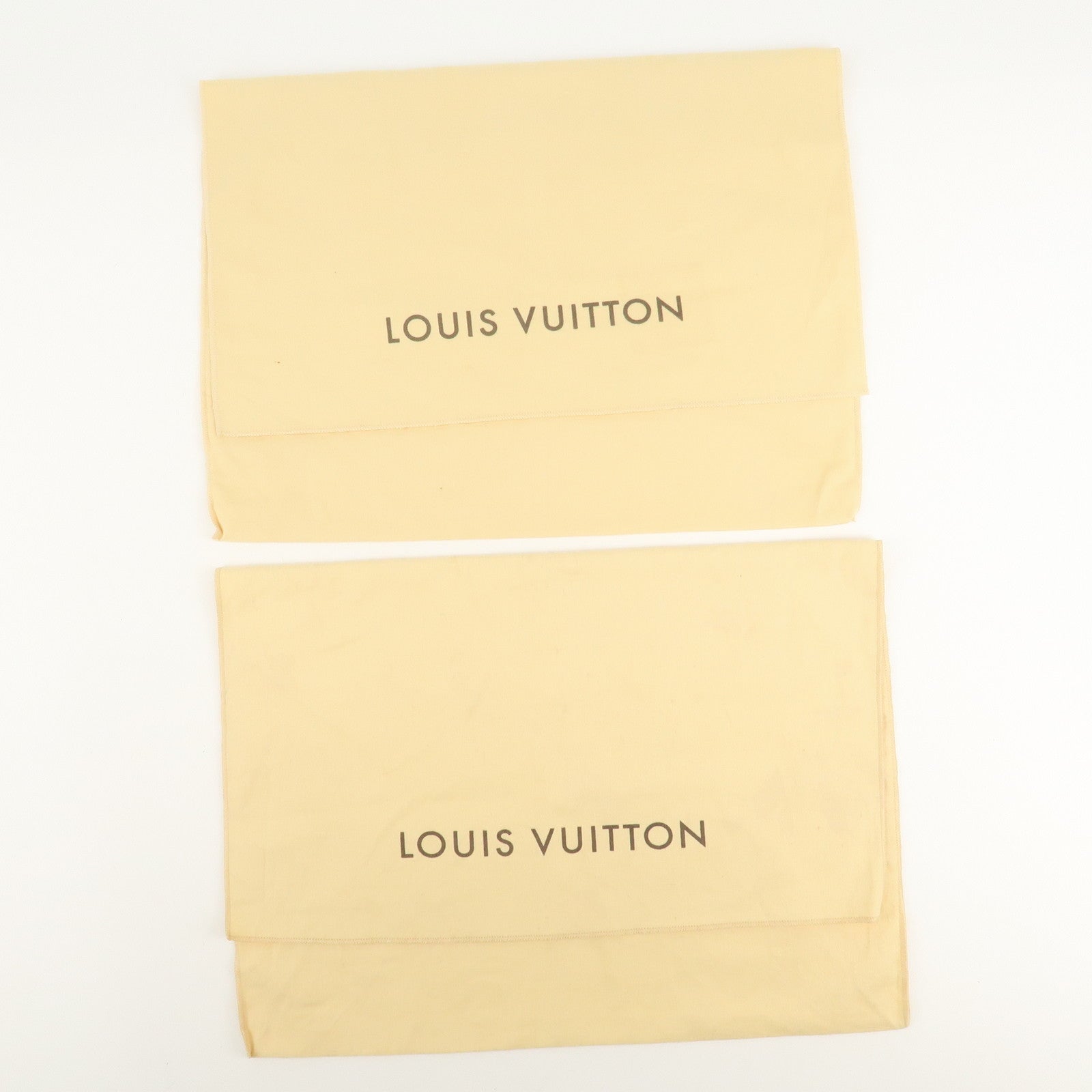 Louis Vuitton Set of 10 Dust Bag Storage Bag Old Style Beige Used