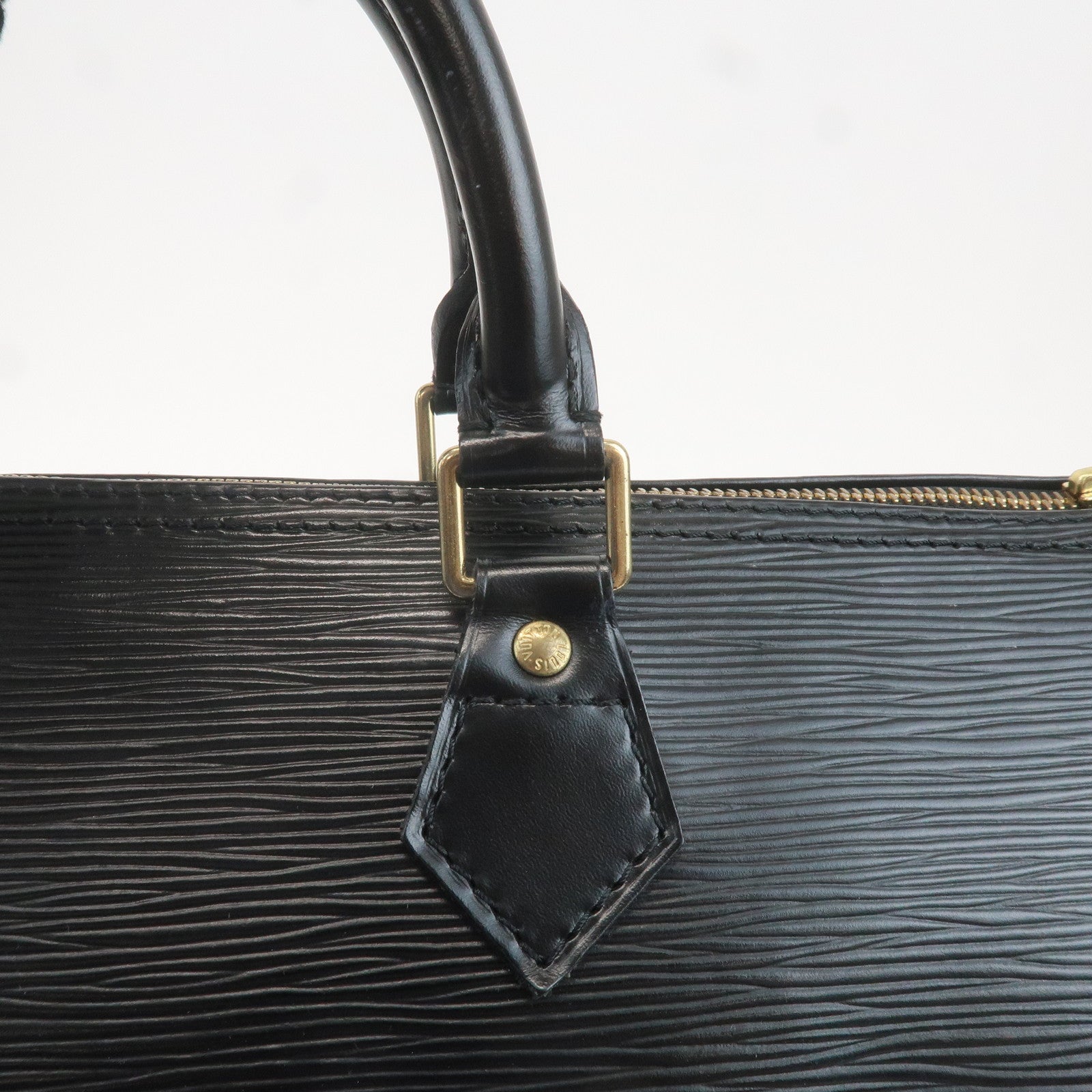 Louis Vuitton Epi Leather Speedy 35 Boston Hand Bag Noir M42992