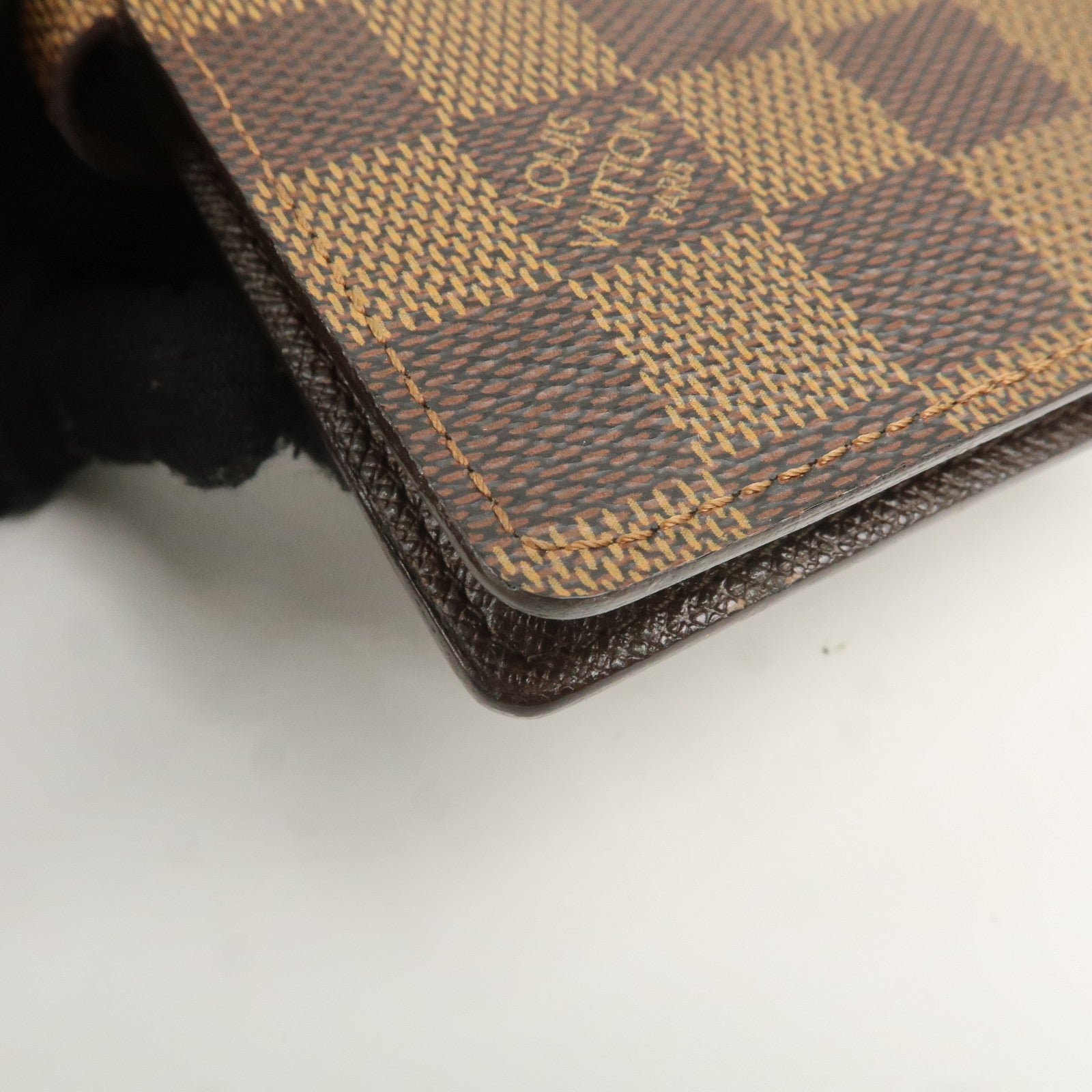 Louis Vuitton Damier Agenda PM Planner Cover Brown R20700