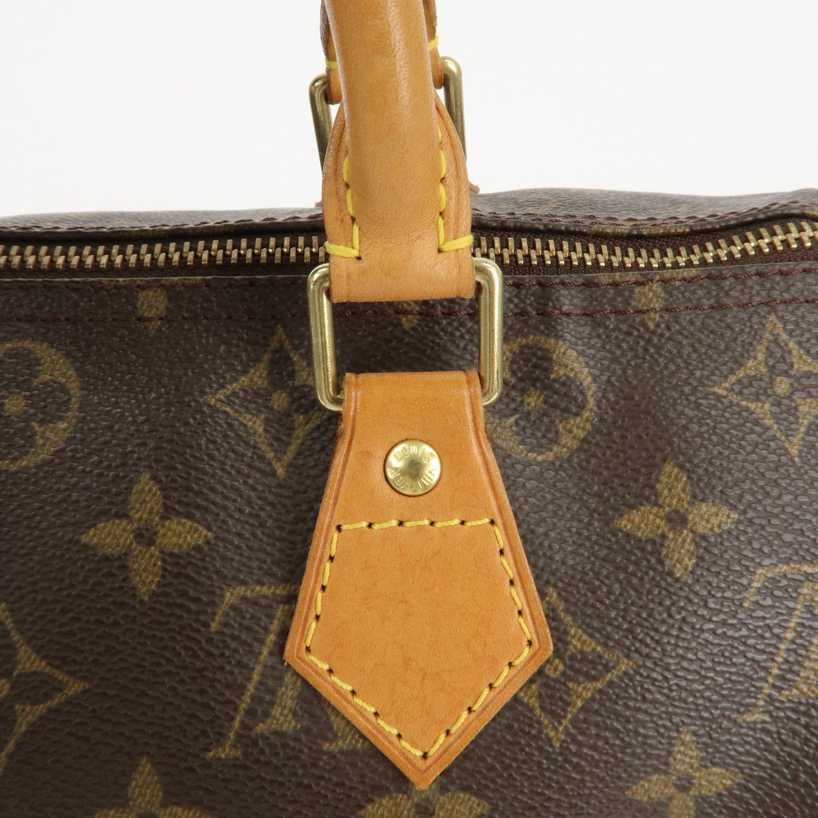 Louis Vuitton Monogram Speedy 30 Hand Bag Boston Bag M41526 Used