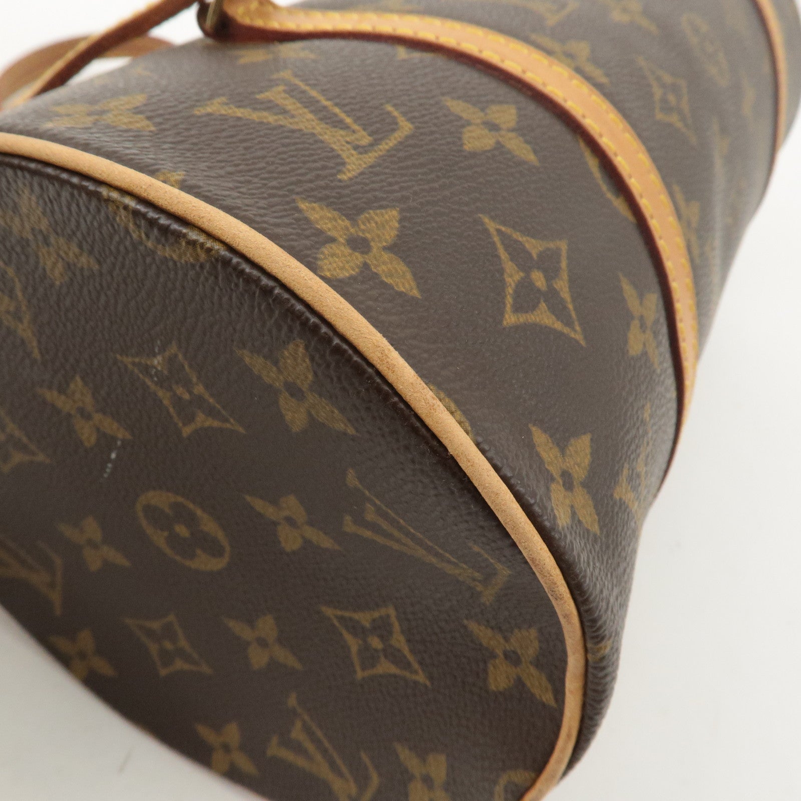 Louis Vuitton Monogram Papillon 30 Hand Bag 
Pouch Brown M51385