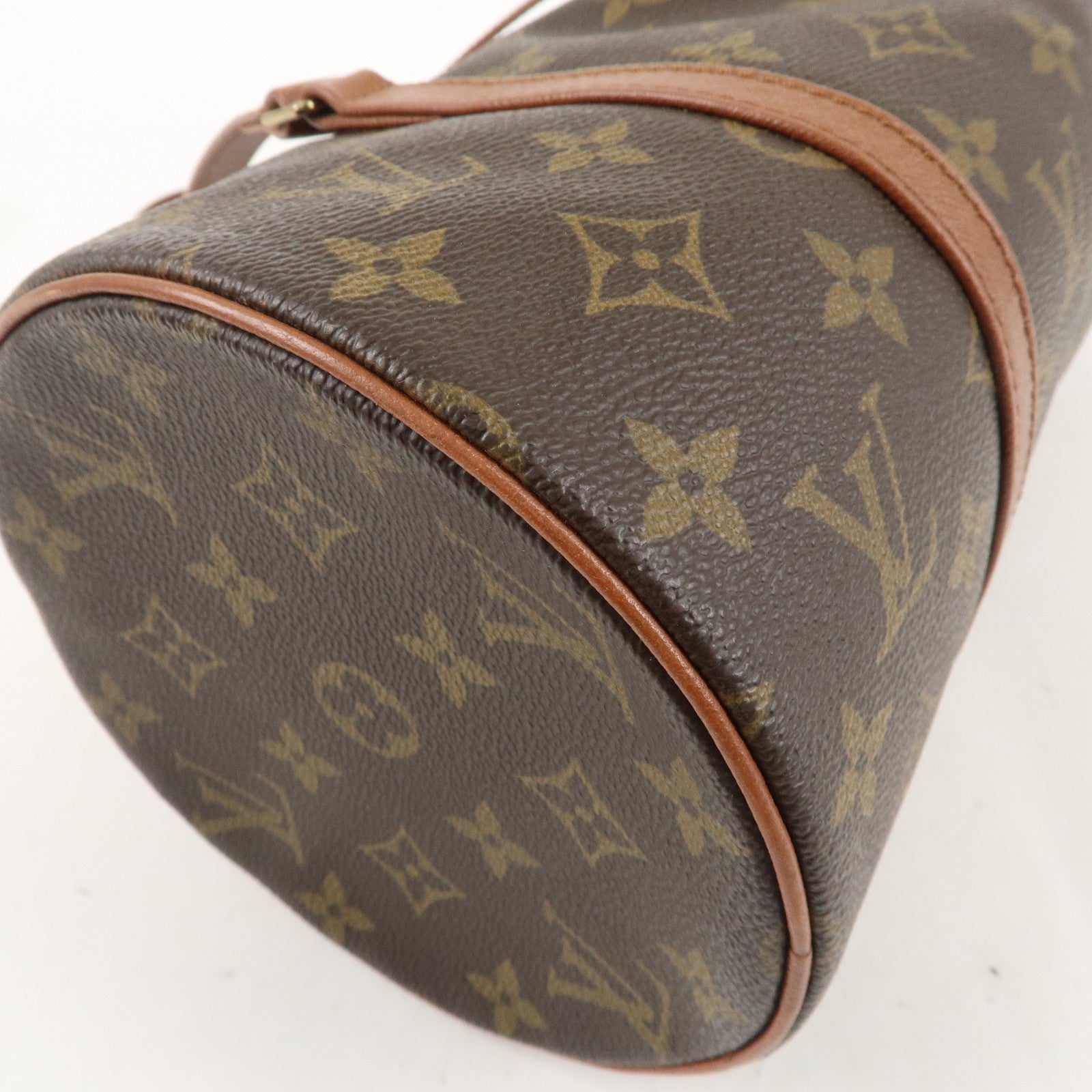 Louis Vuitton Monogram Papillon 30 Hand Bag 
Pouch Brown M51365