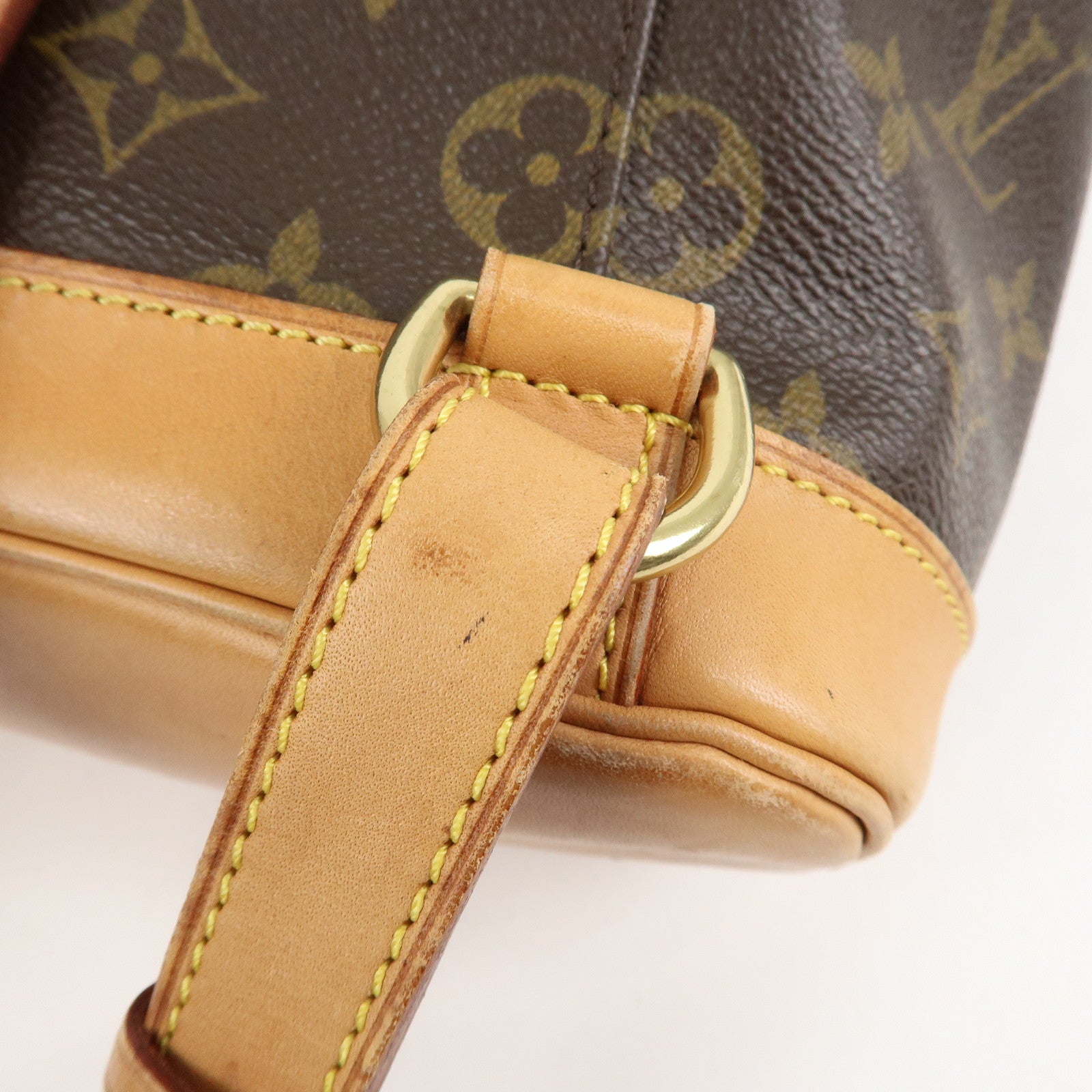 Louis Vuitton Monogram Montsouris MM Back Pack Bag M51136 Used