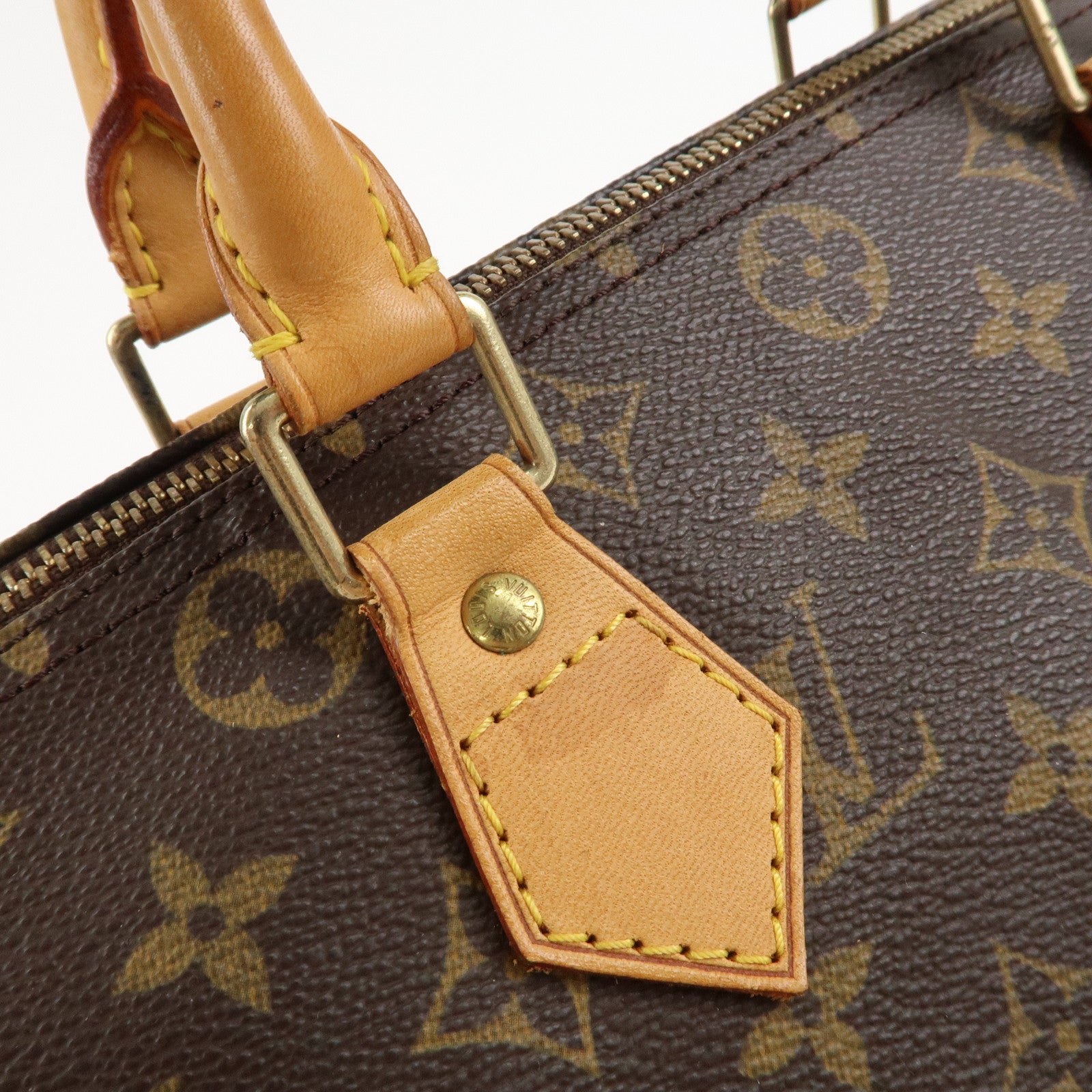 Louis Vuitton Monogram Speedy 30 Hand Bag Boston Bag M41526 Used