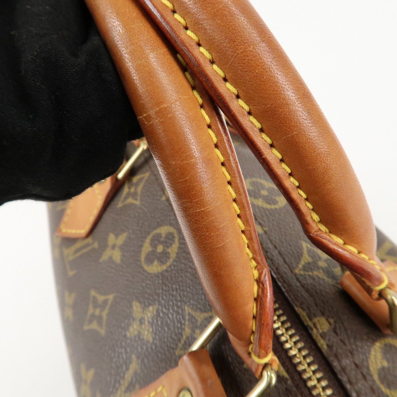 Louis Vuitton Monogram Speedy 30 Hand Bag Boston Bag M41526 Used