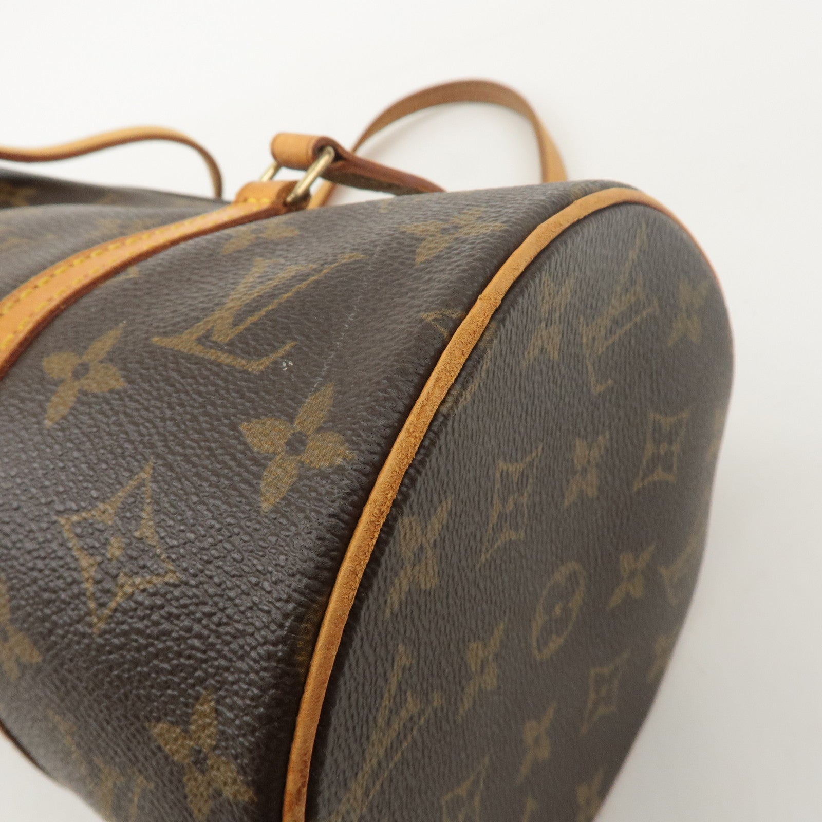 Louis Vuitton Monogram Papillon 30 Hand Bag 
Pouch Brown M51385