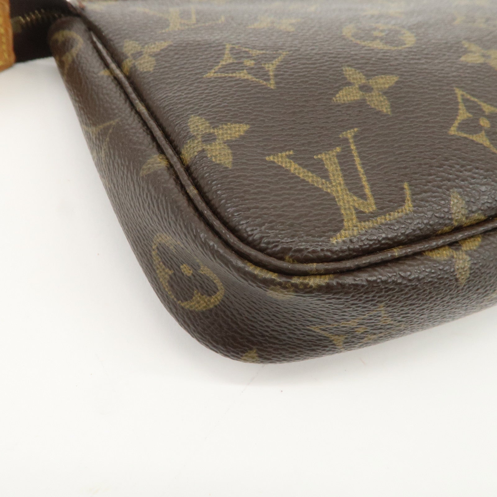 Louis Vuitton Monogram Pochette Accessoires Pouch Brown M51980 Used