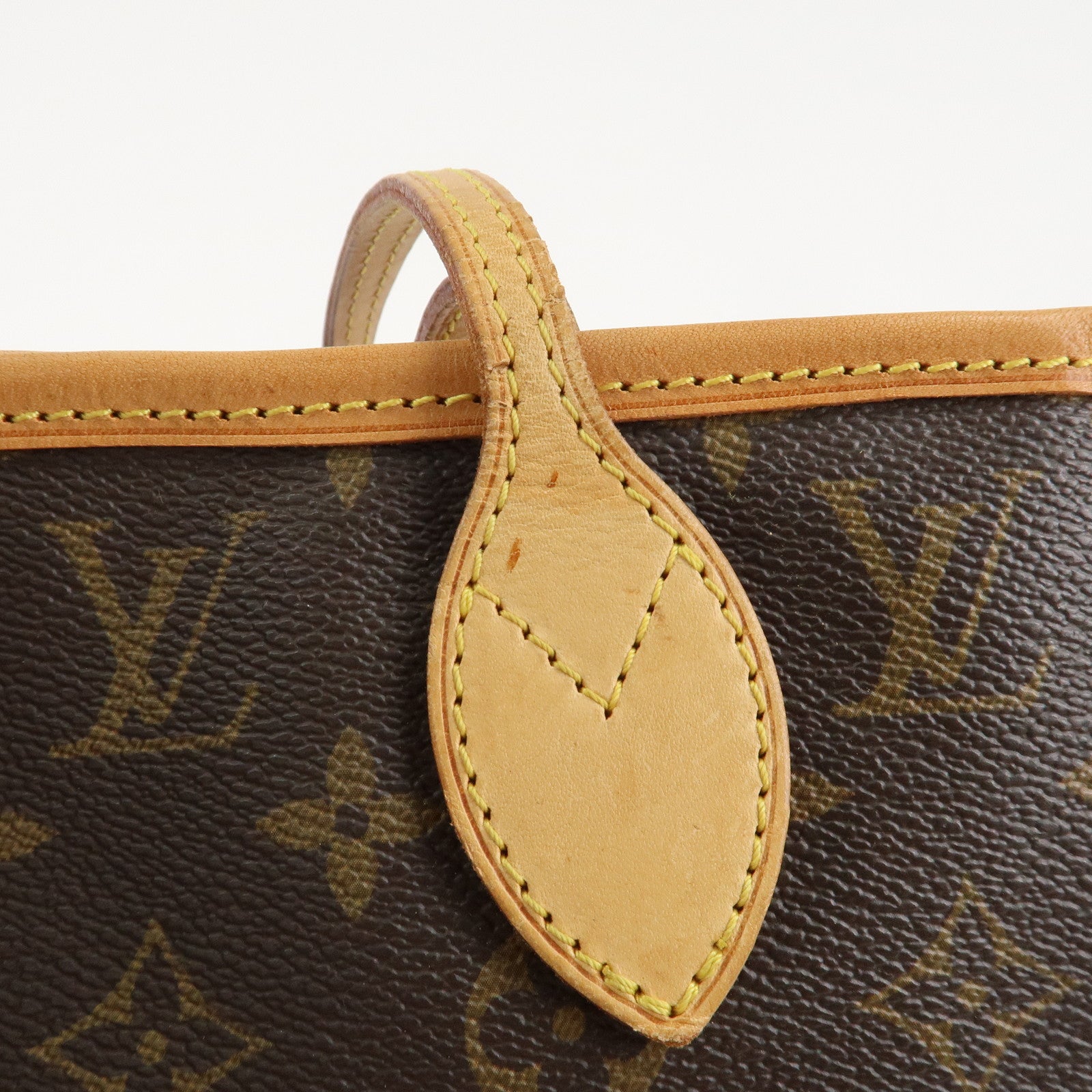 Louis Vuitton Monogram Neverfull MM Tote Bag Brown M40156 Used