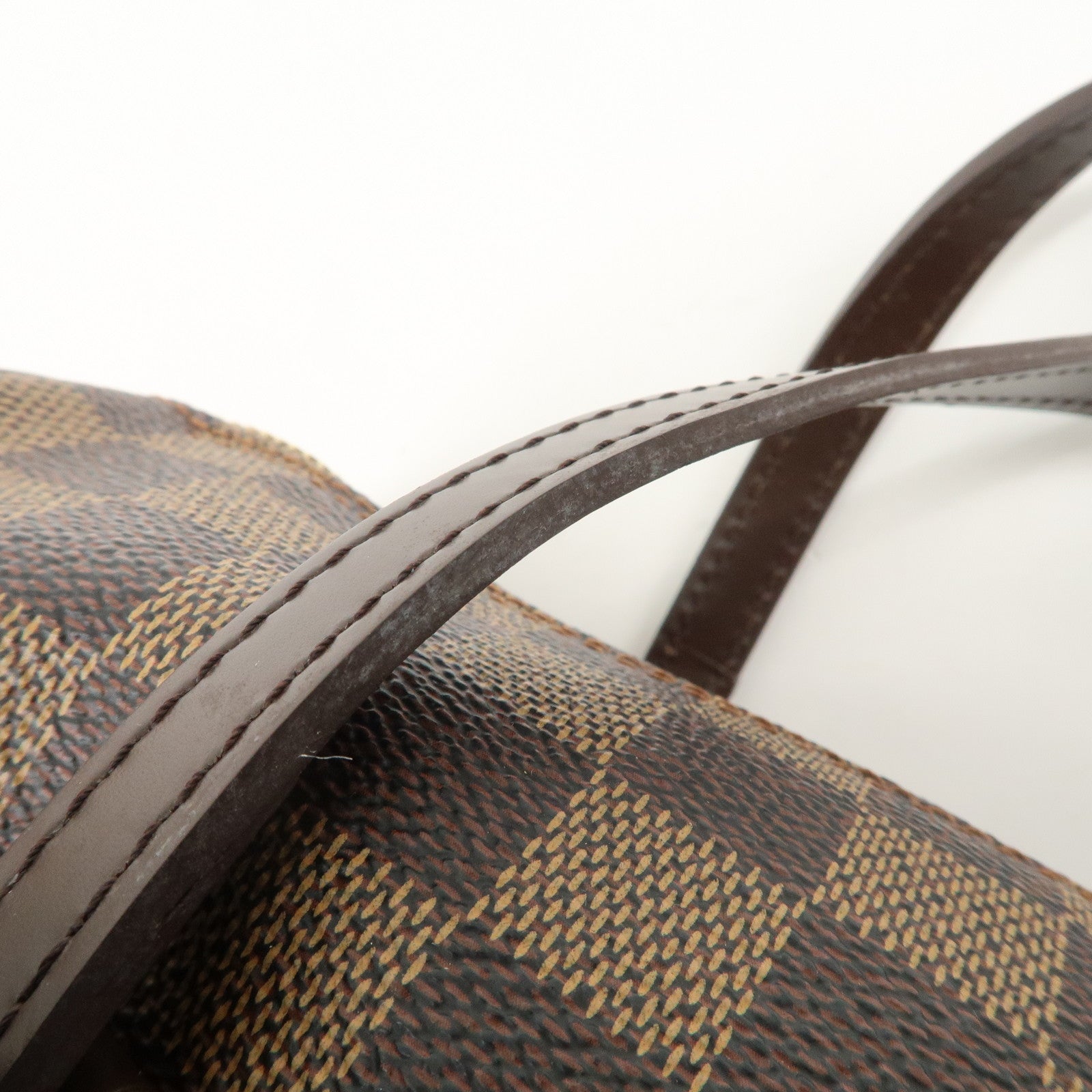 Louis Vuitton Damier Ebene Papillon 26 Hand Bag Brown N51304 Used