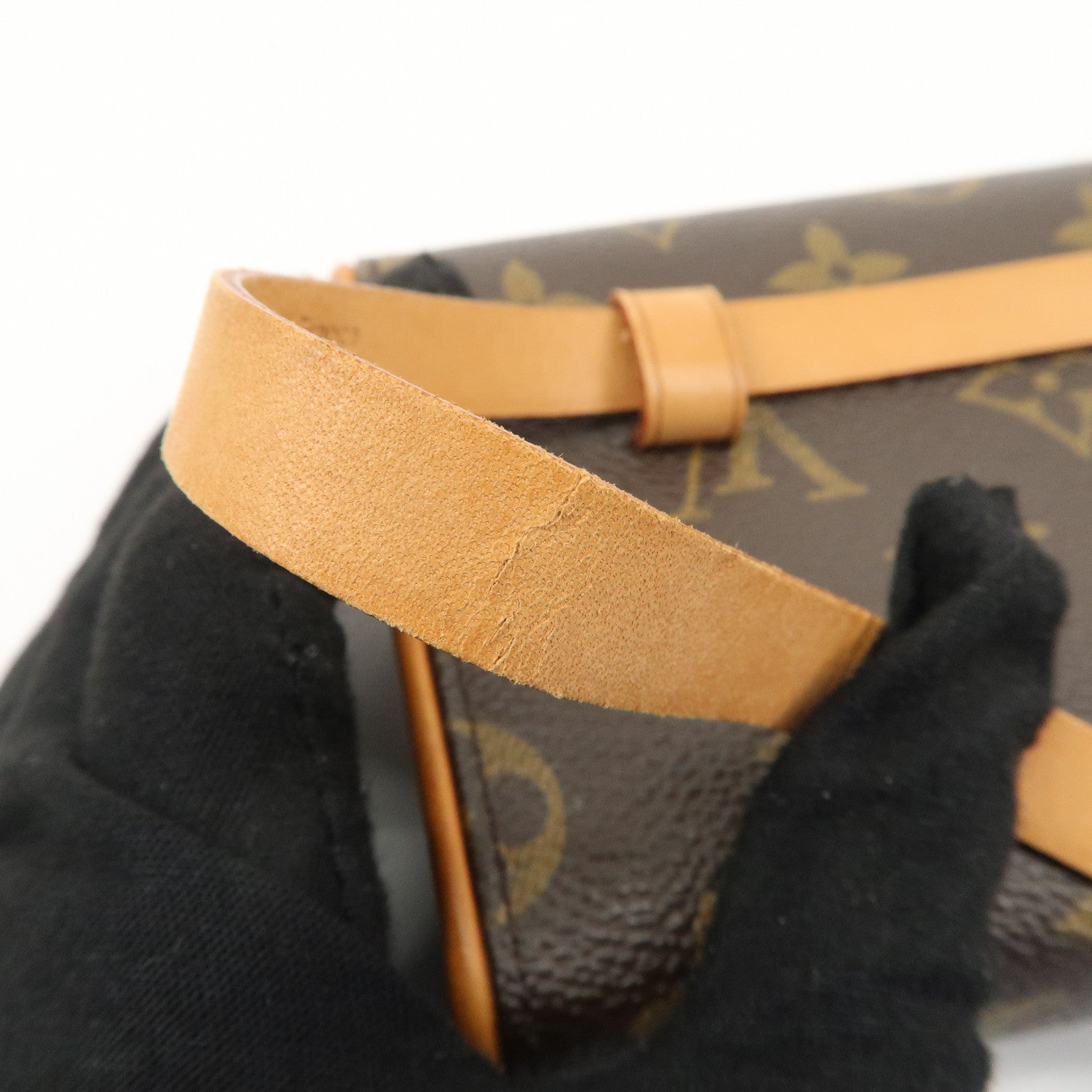 Louis Vuitton Monogram Pochette Florentine Waist Bag BeltXS M51855 Used