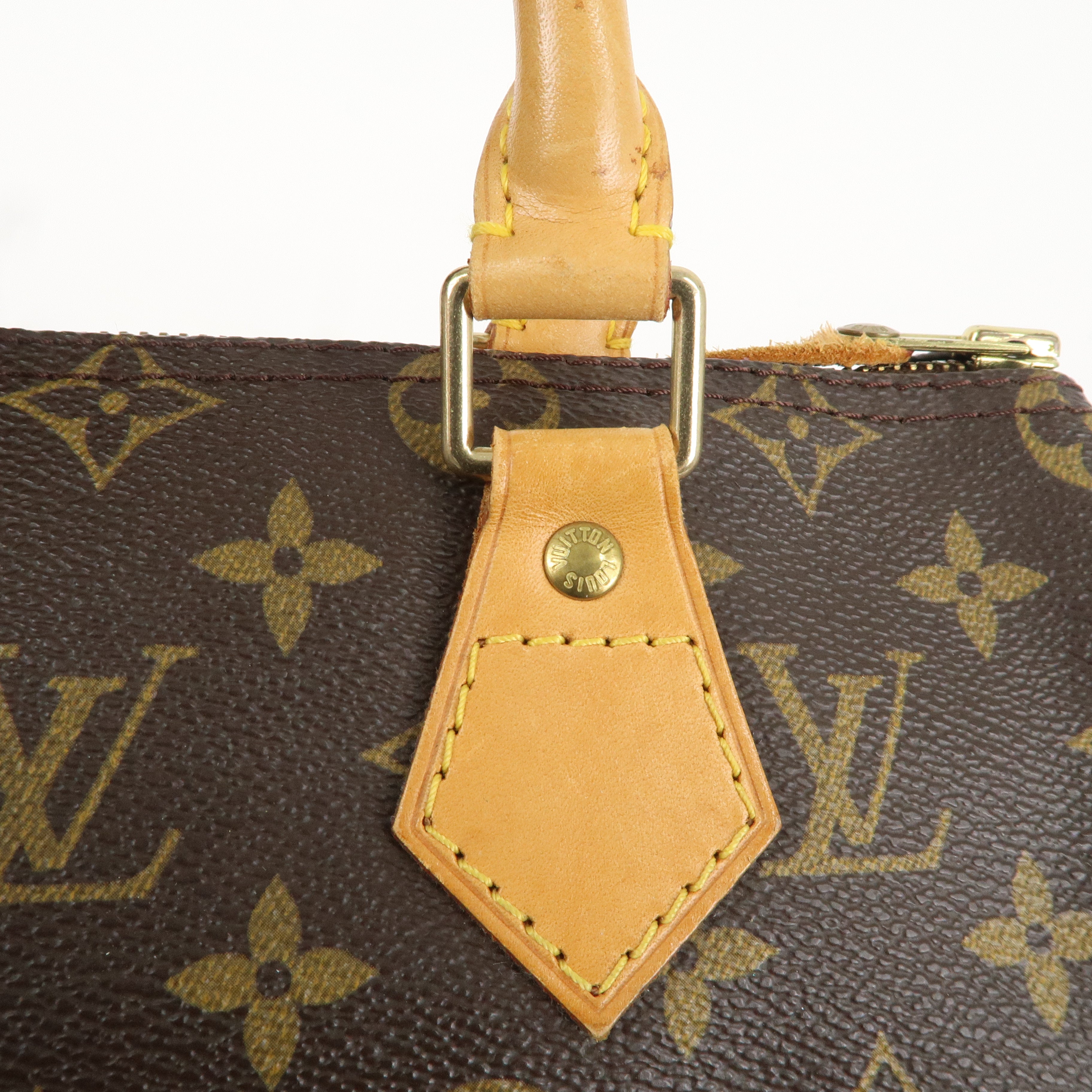 Louis Vuitton Monogram Speedy 25 Hand Bag Boston Bag M41528