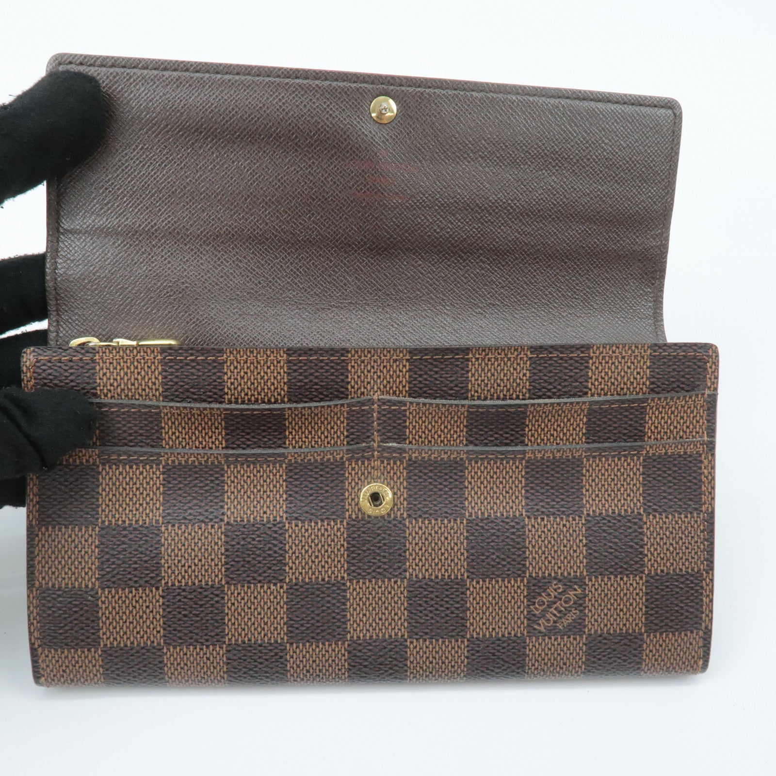 Louis Vuitton Damier Set of 2 Long Wallet N61734