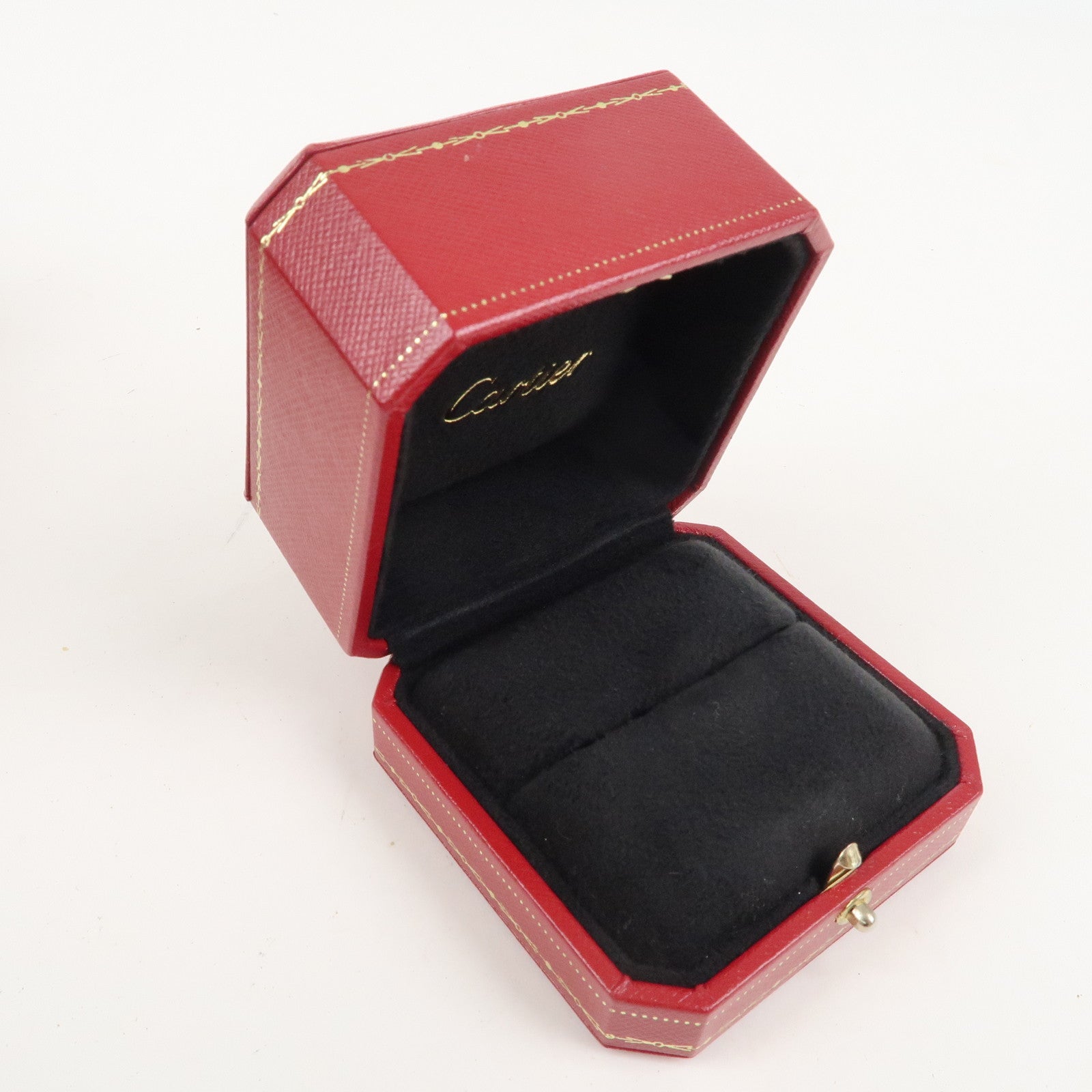 Cartier Set of 2 Ring Box Display Box Jewelry Box For Ring Red