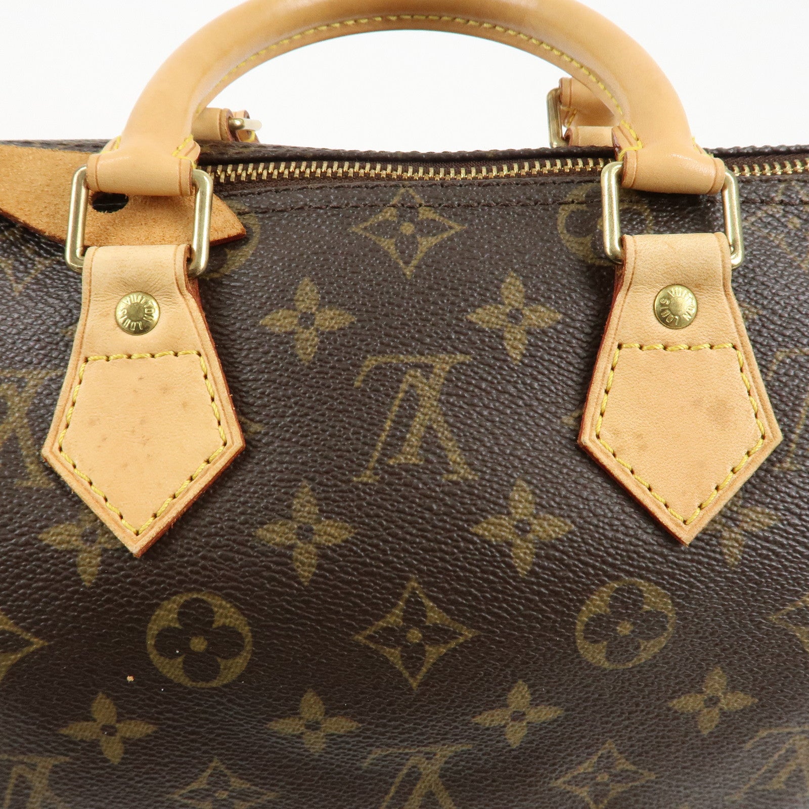 Louis Vuitton Monogram Speedy 25 Hand Bag Boston Bag M41528 Used