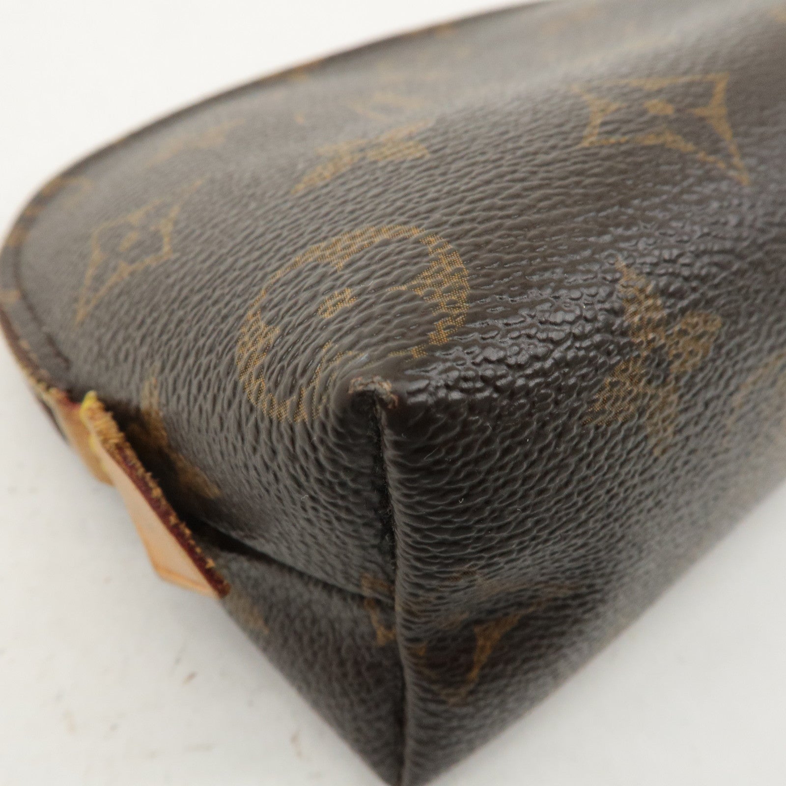 Louis Vuitton Monogram Pochette Cosmetic Pouch Brown M47515