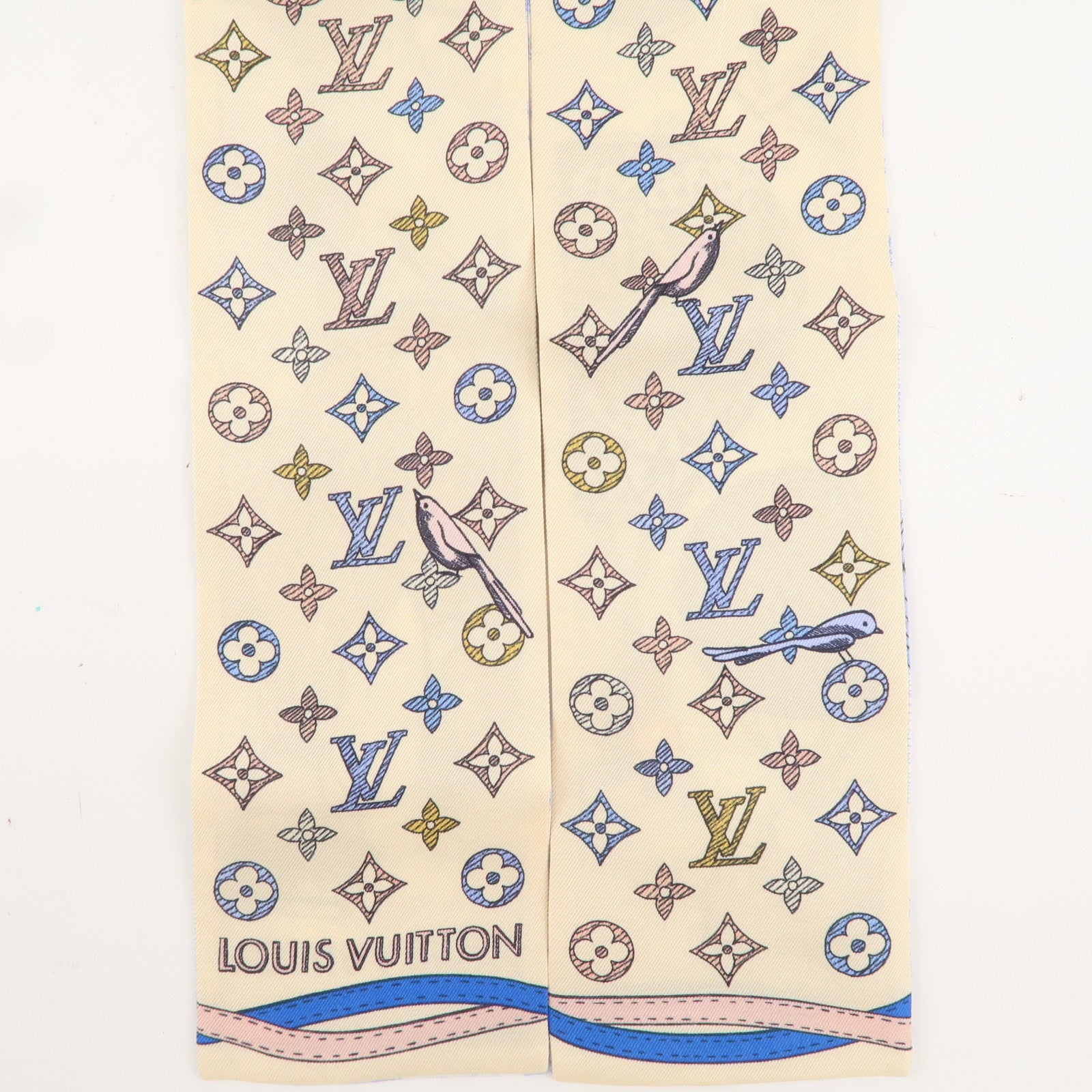 Louis Vuitton Bandeau Up and Away Blue Clair Scarf M78441