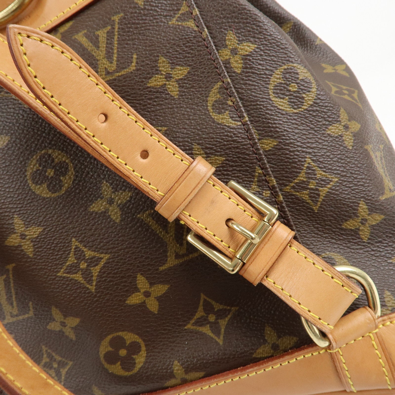 Louis Vuitton Monogram Montsouris MM Back Pack Bag M51136 Used