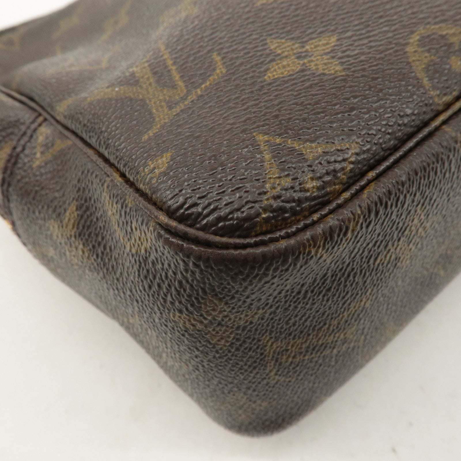 Louis Vuitton Monogram Trousse Toilette 28 Pouch Brown M47522