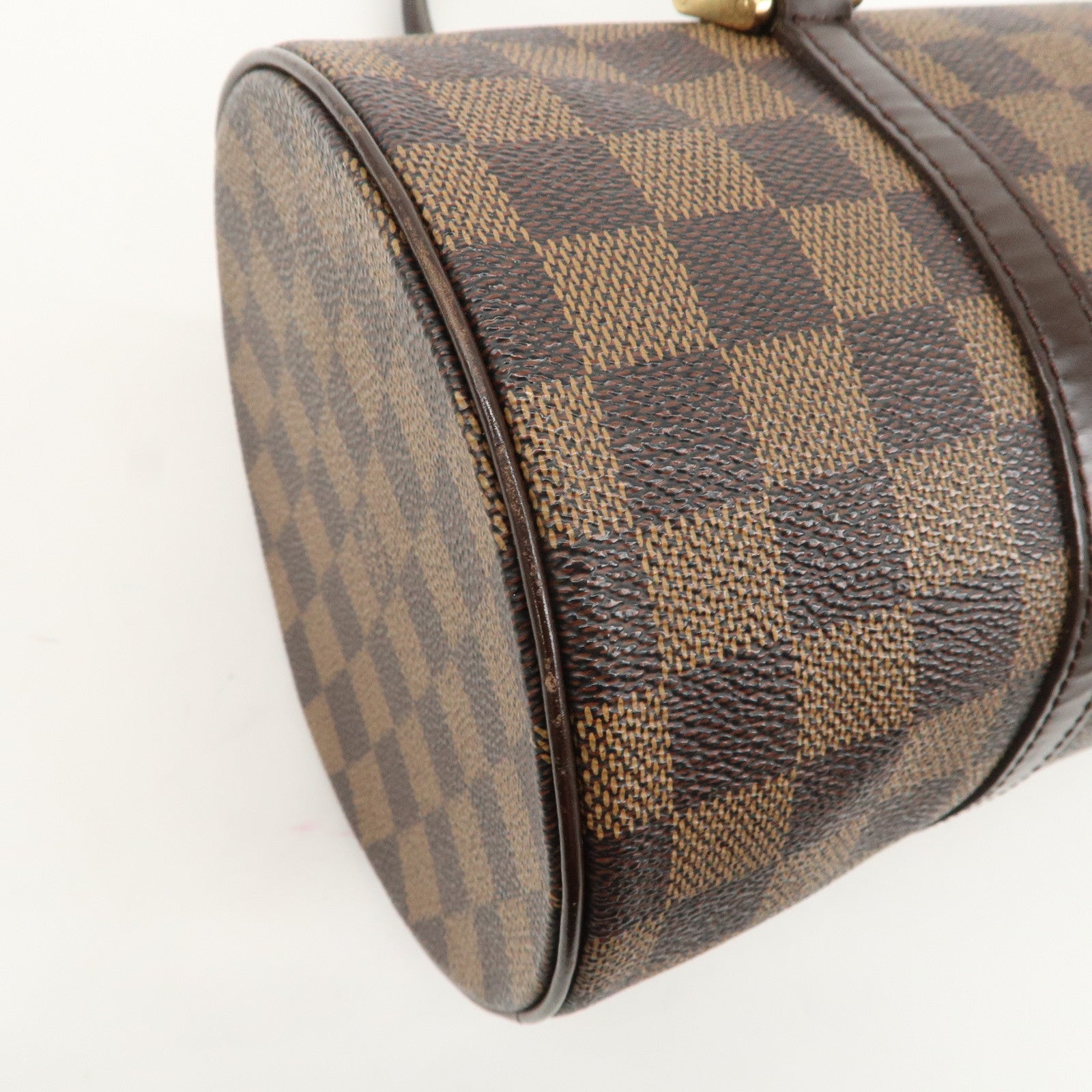 Louis Vuitton Damier Papillon 30 Hand Bag Brown Gold HDW N51303 Used