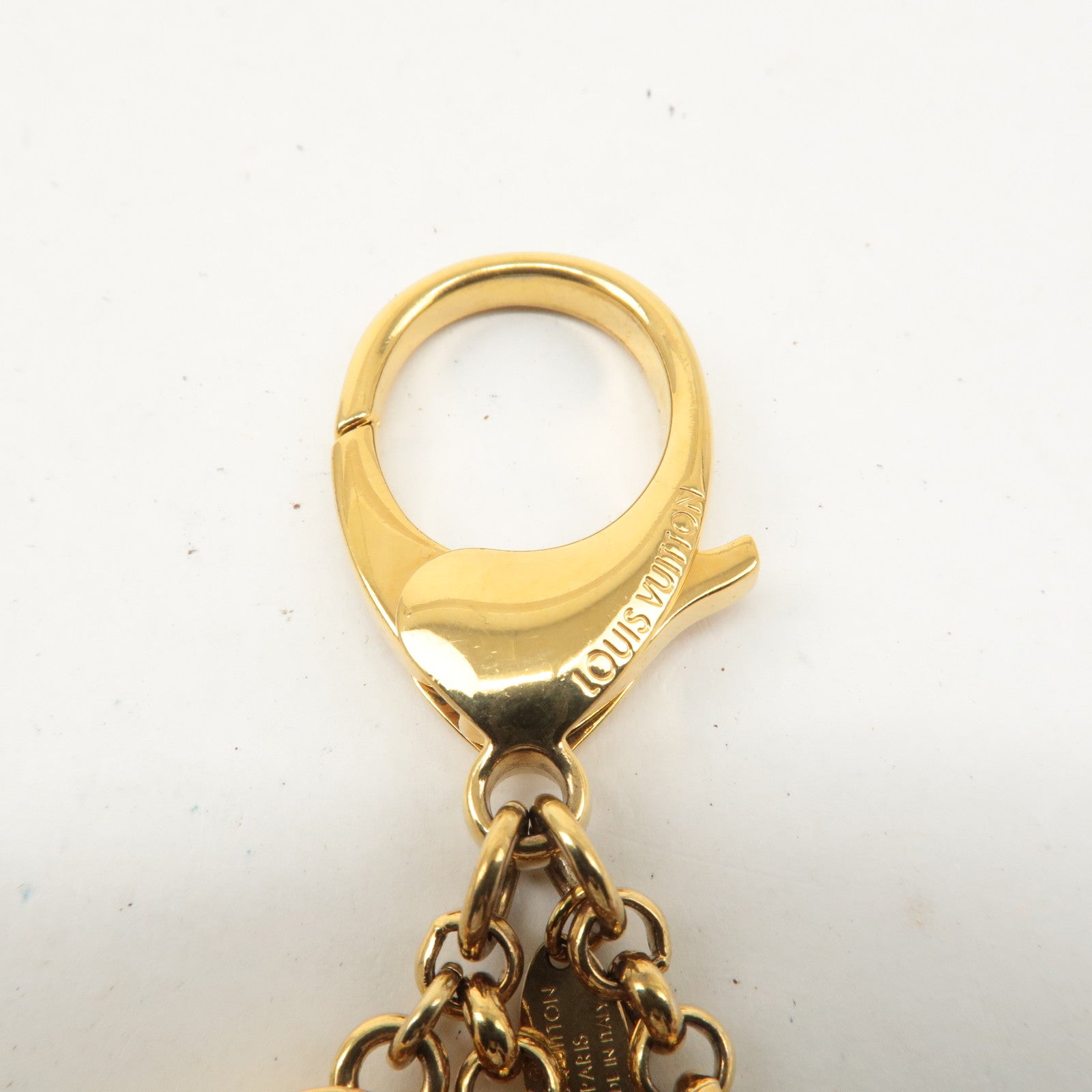 Louis Vuitton Fleur de Monogram Key Chain Bag Charm M67119