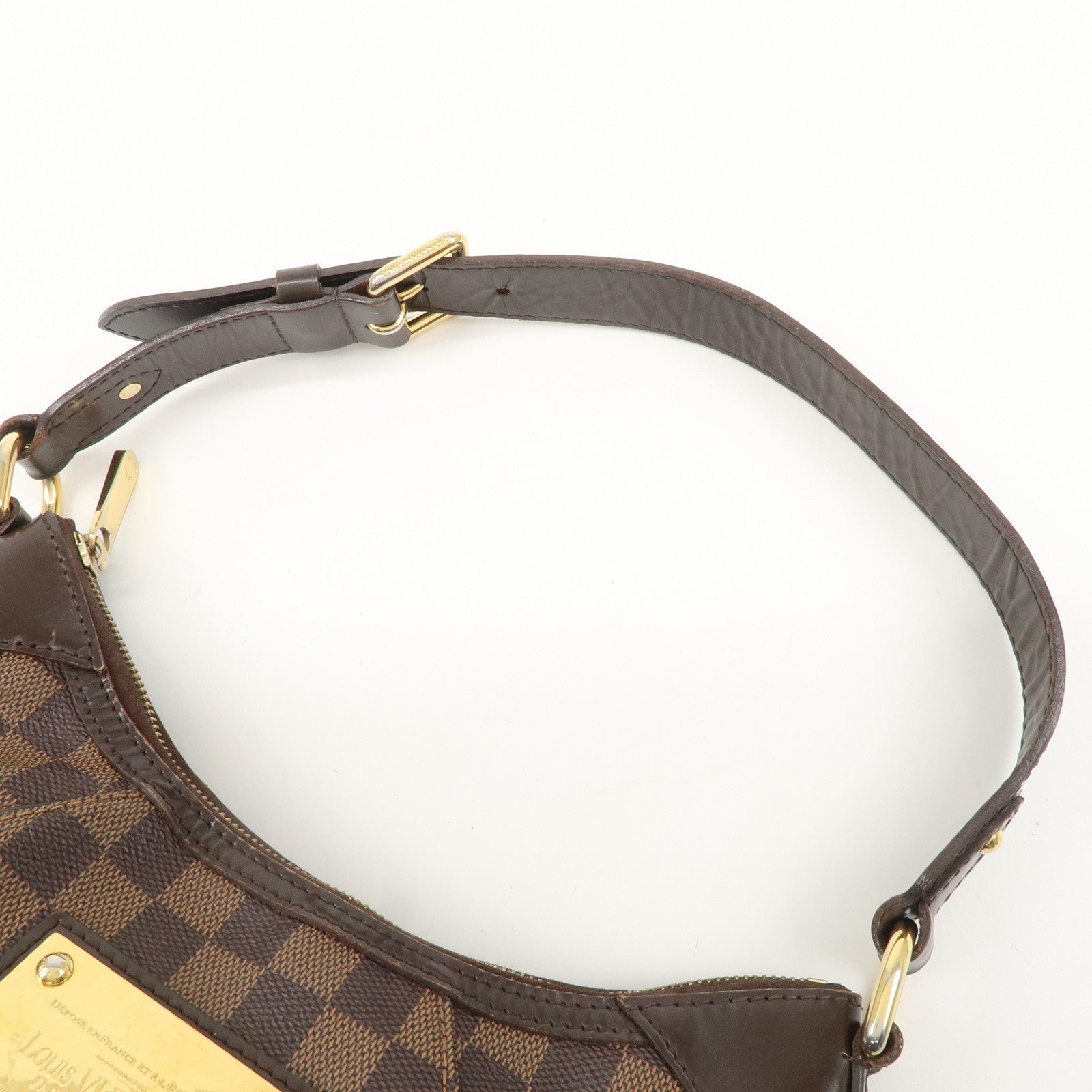 Louis Vuitton Damier Thames PM Shoulder Bag Hand Bag N48180 Used