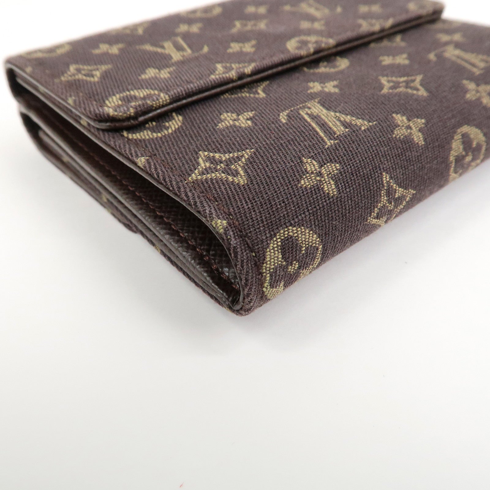 Louis Vuitton Monogram Mini Lin Portefeuille Elise Wallet M95233