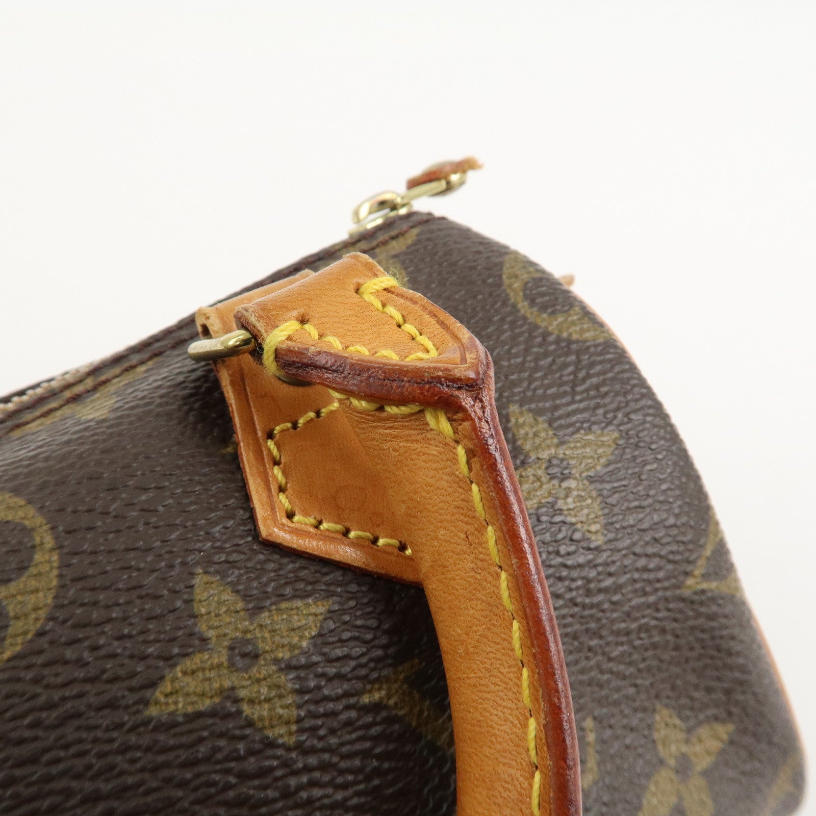 Louis Vuitton Monogram Mini Speedy Hand Bag Brown M41534