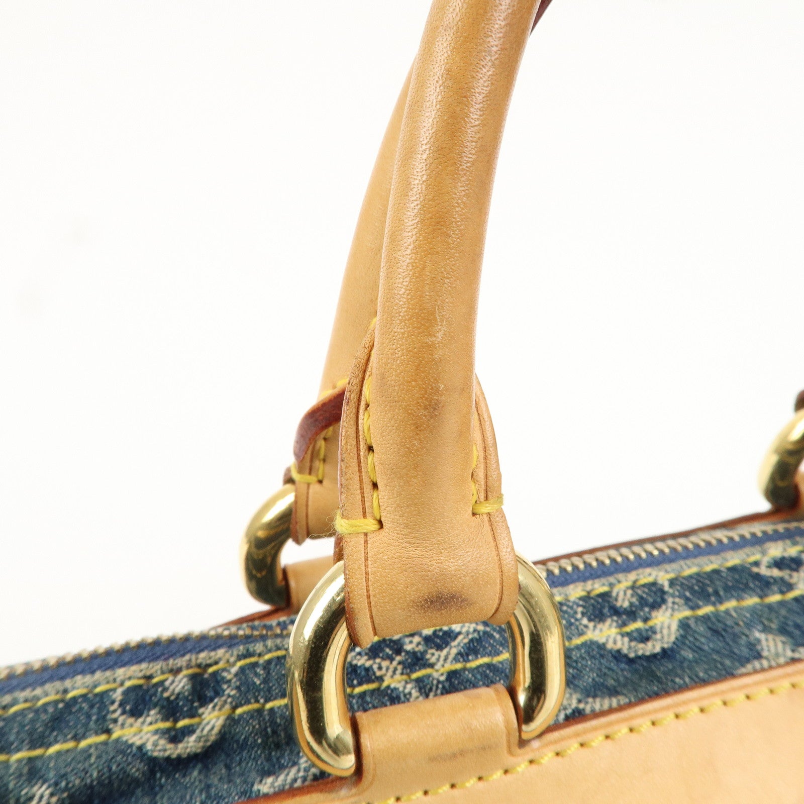 Louis Vuitton Monogram Denim Neo Speedy Boston Bag Blue M95019