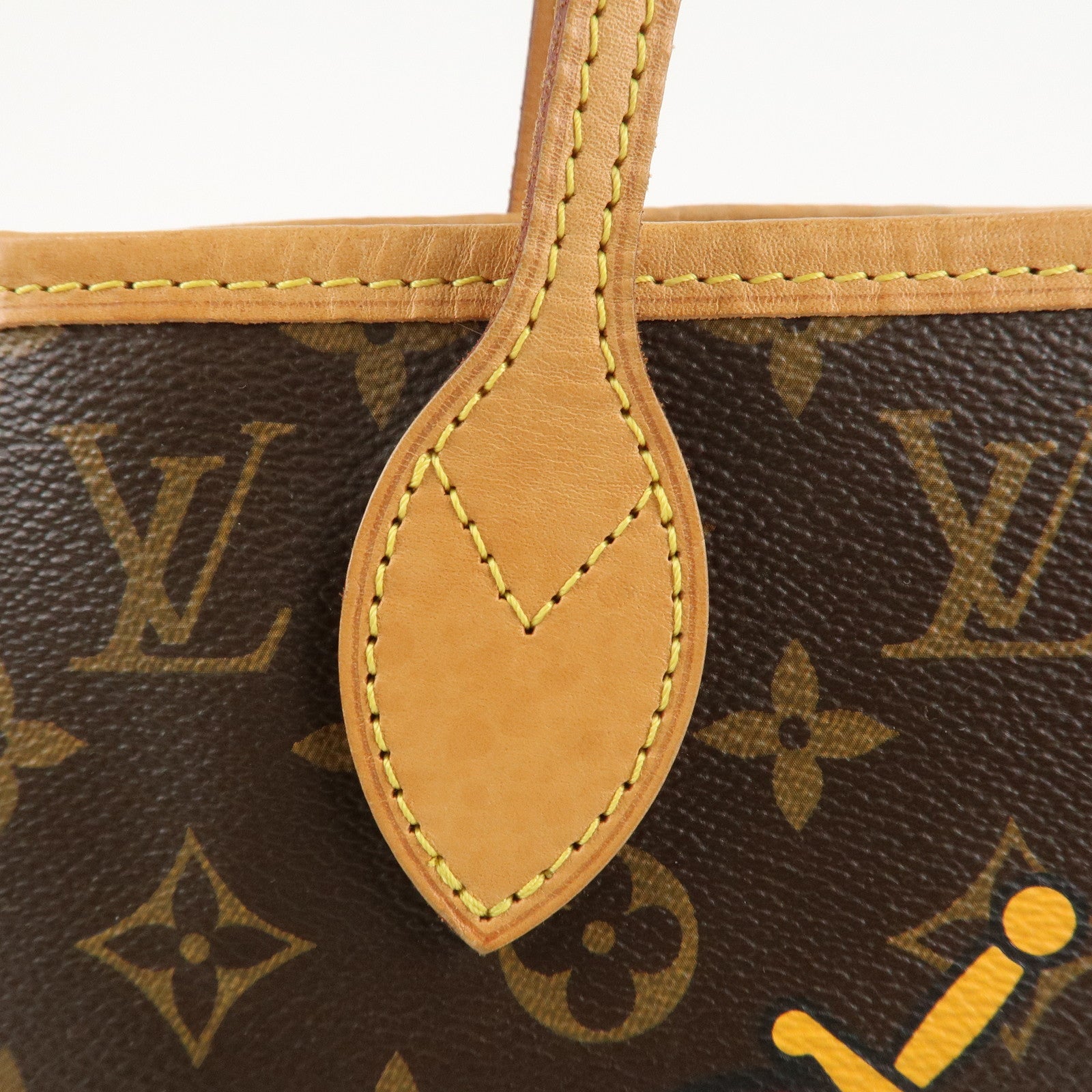 Louis Vuitton Monogram Patches Neverfull MM Tote Bag Pouch M43988