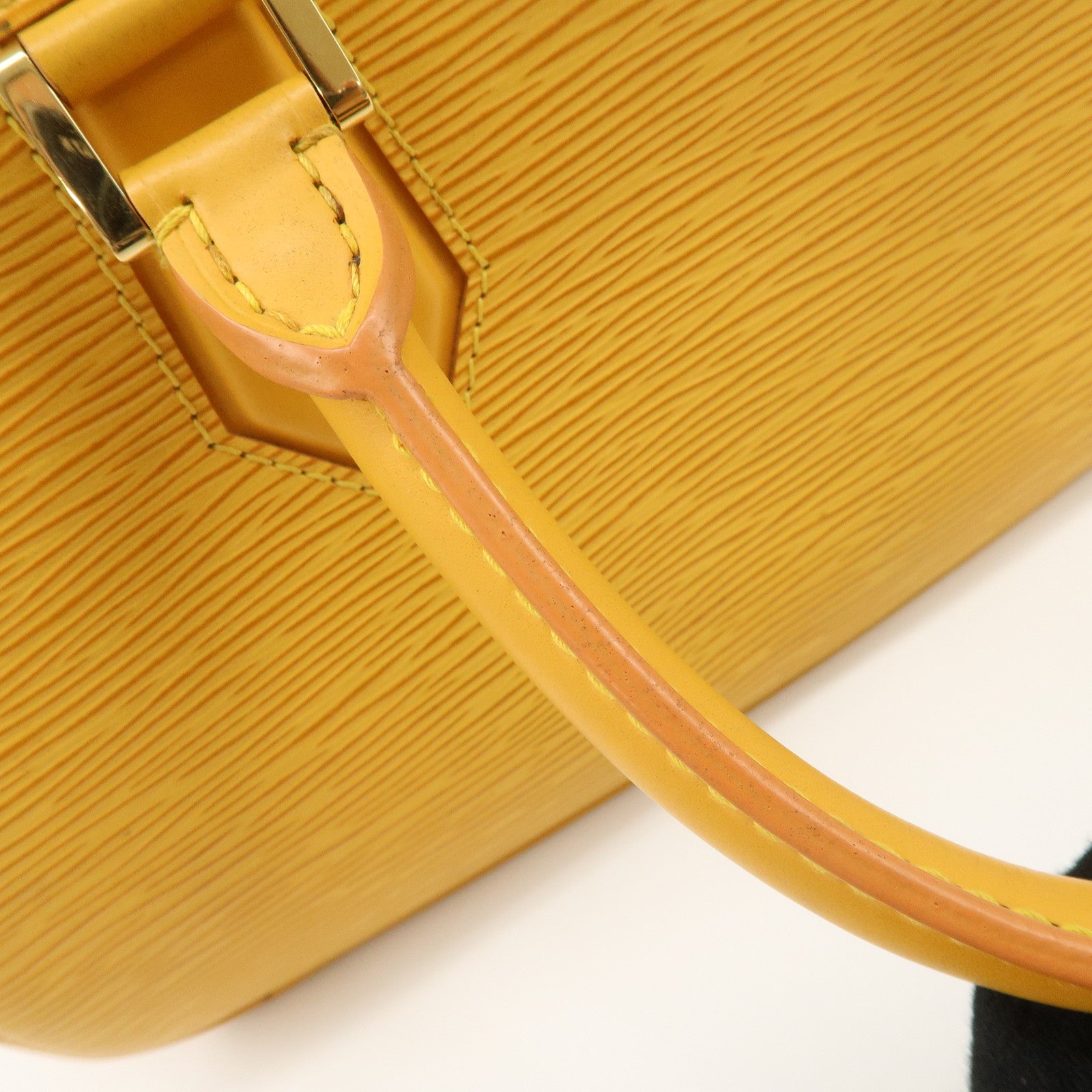 Louis Vuitton Epi Jasmine Hand Bag Tassilli Yellow M52089 Used