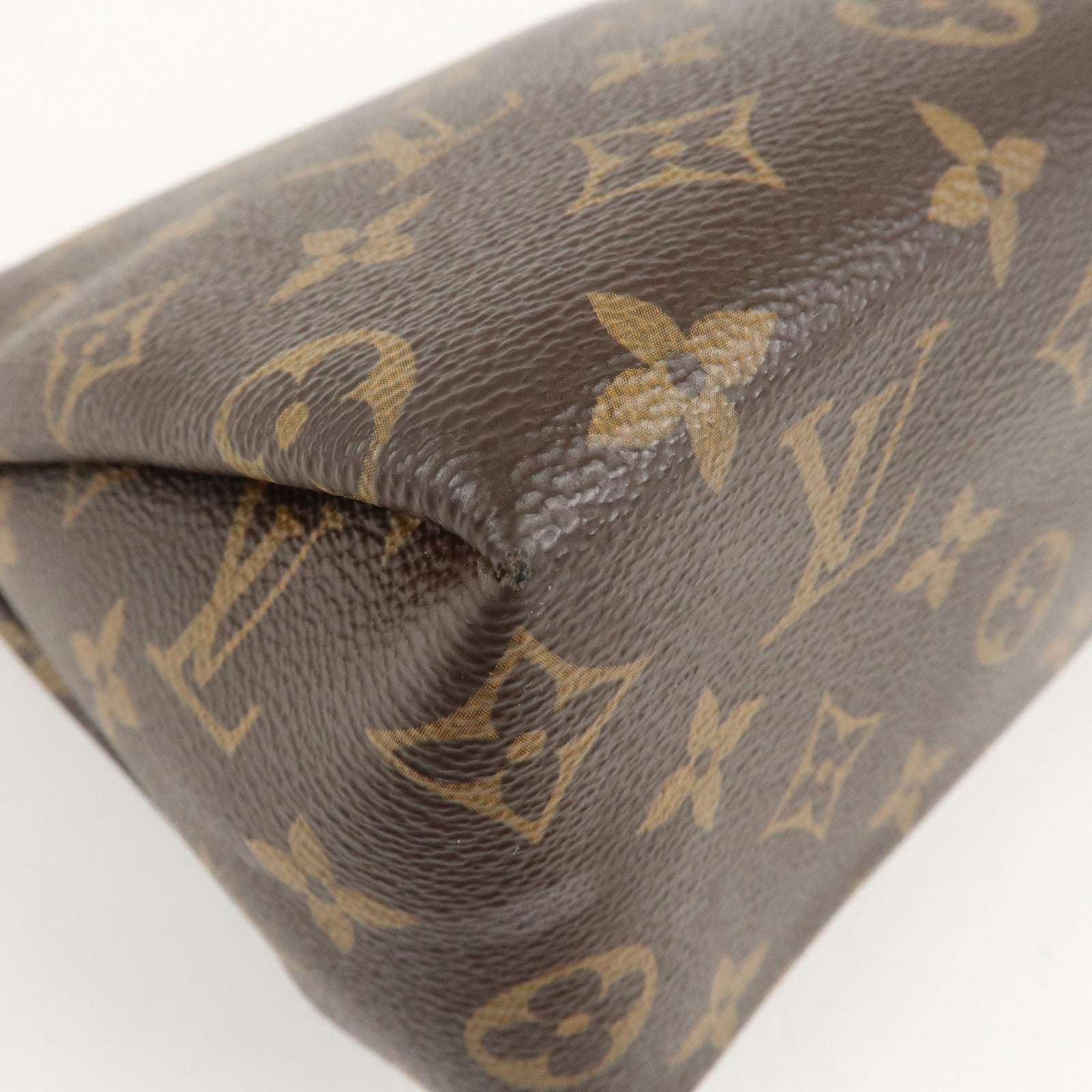 Louis Vuitton Monogram Pallas Beauty Case Brown Red M64123 Used