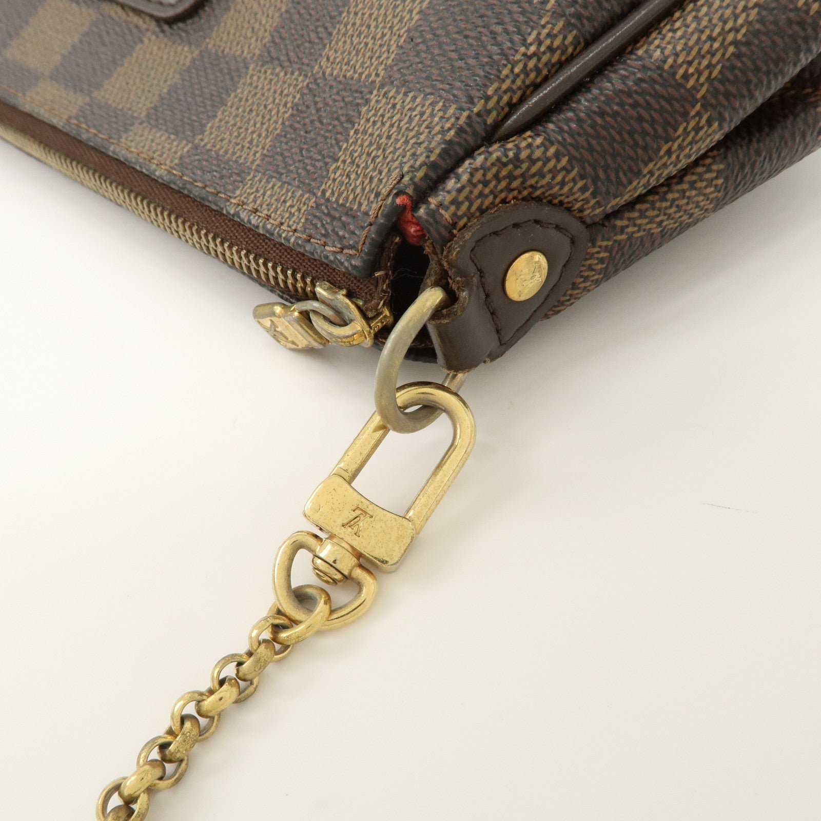 Louis Vuitton Damier Eva 2Way Hand Bag Shoulder Bag N55213 Used