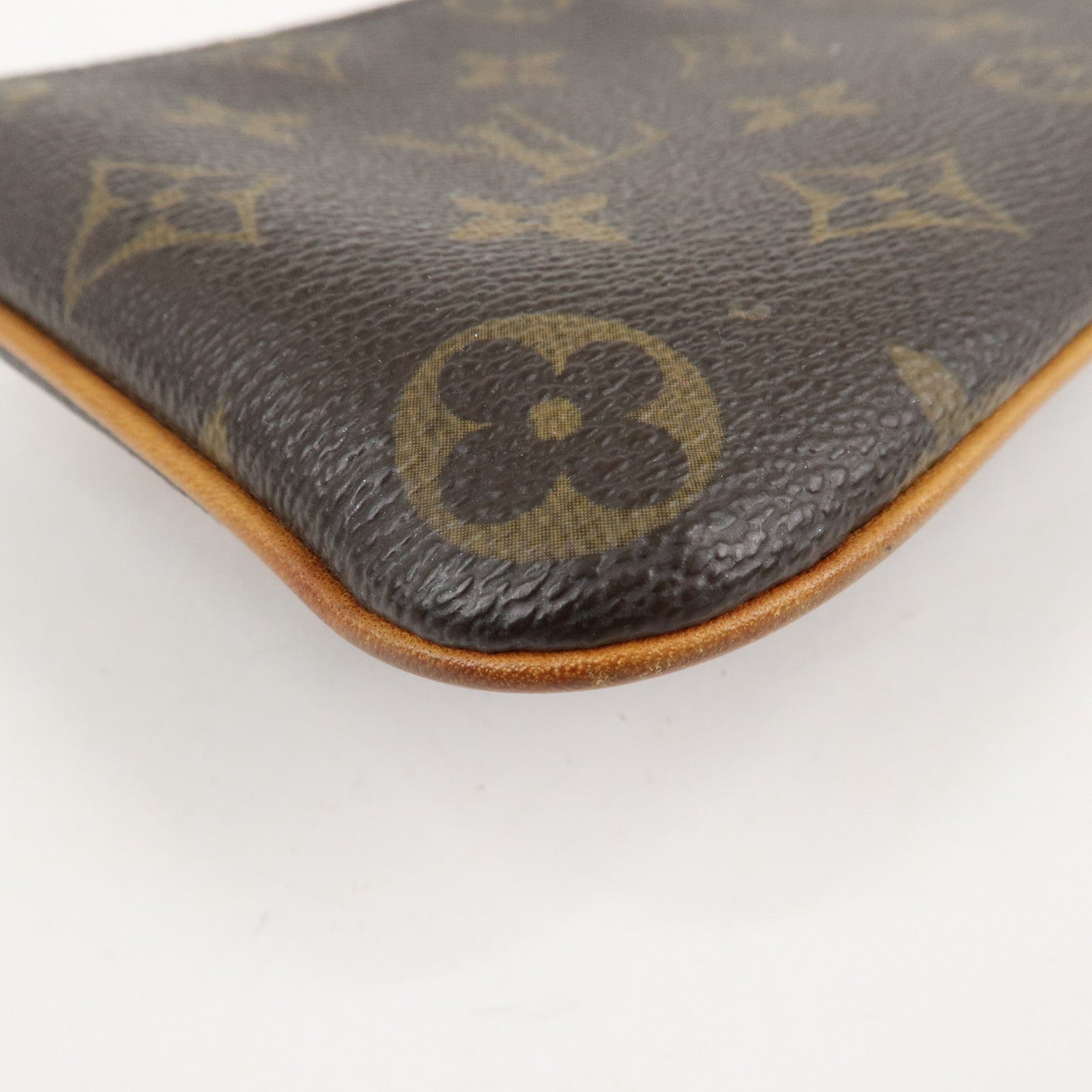 Louis Vuitton Monogram Pochette Tikal Pouch Purse M60019 Used