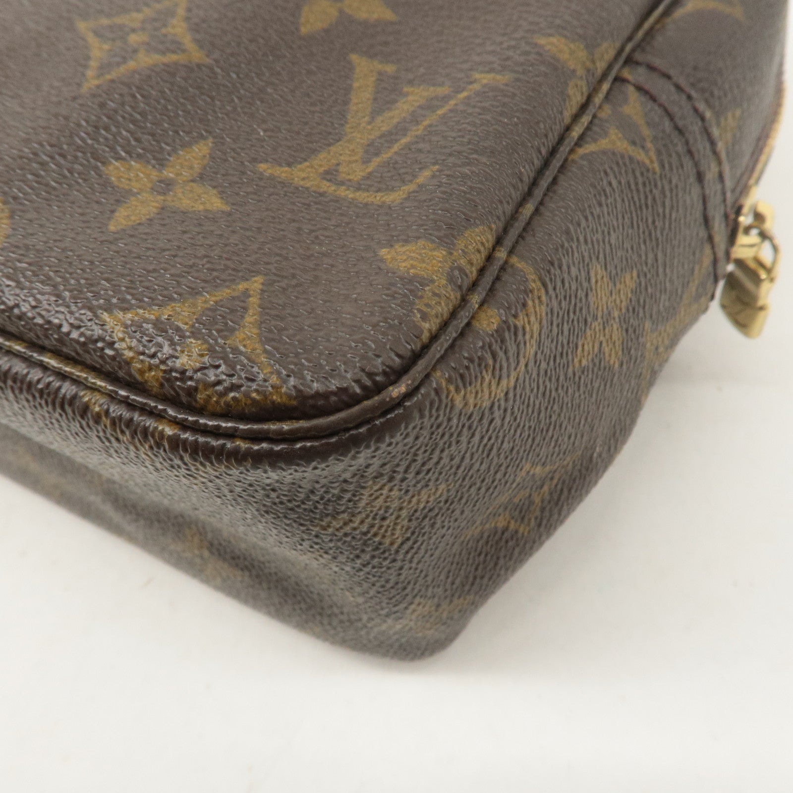 Louis Vuitton Monogram Trousse Toilette 28 Pouch Brown M47522