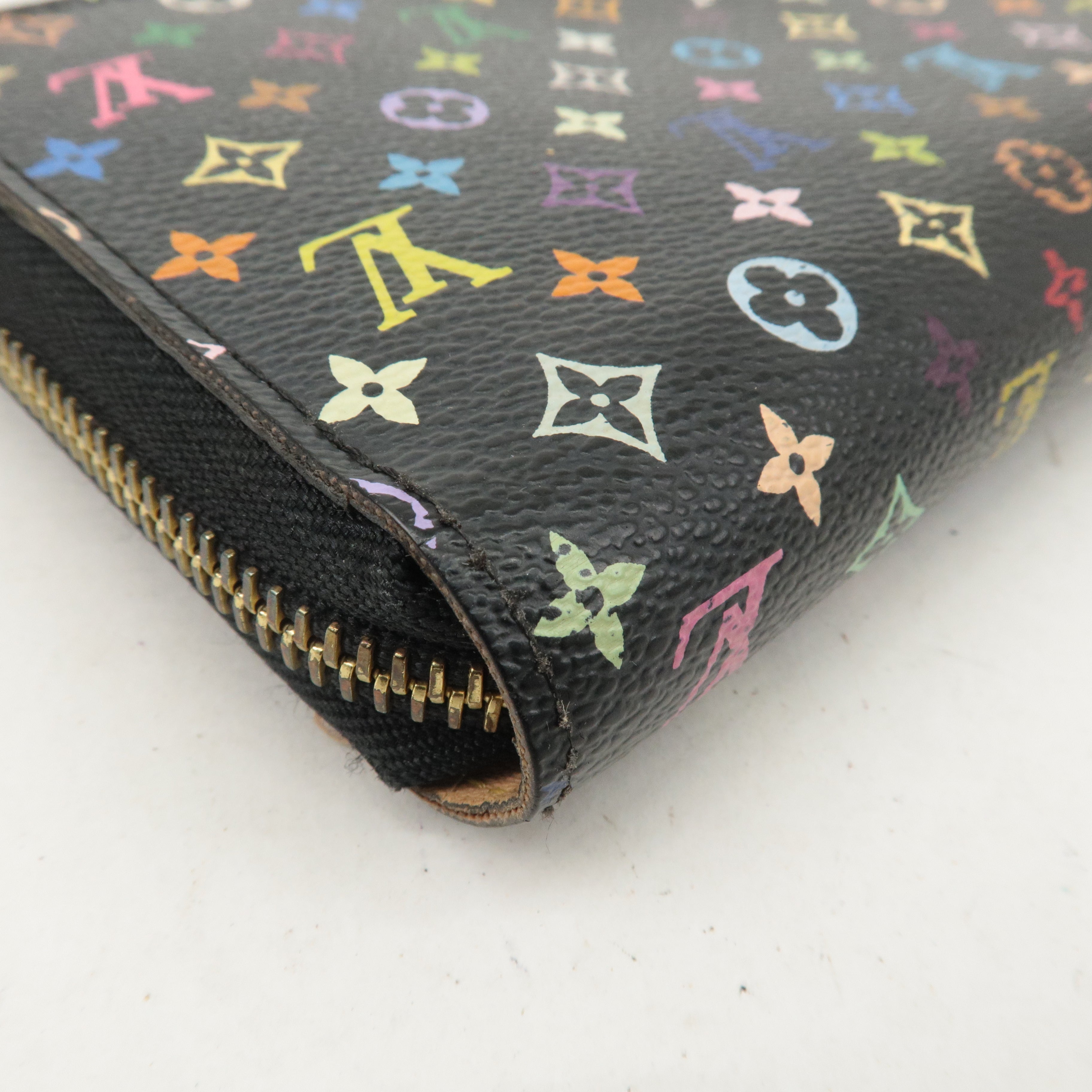 Louis Vuitton Monogram Multi Color Zippy Wallet Long Wallet M60050 F/S