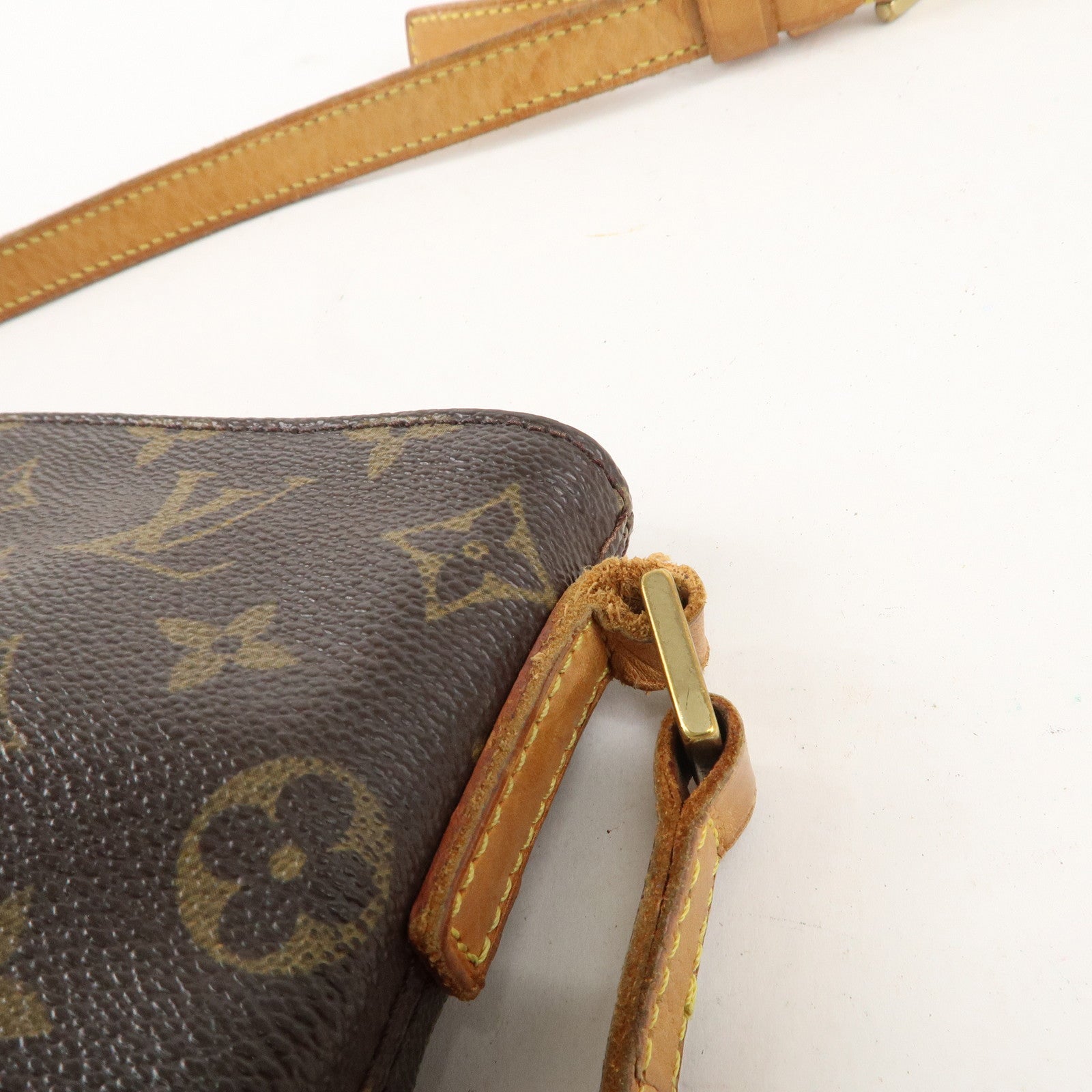 Louis Vuitton Monogram Trotteur Shoulder Bag Brown M51240