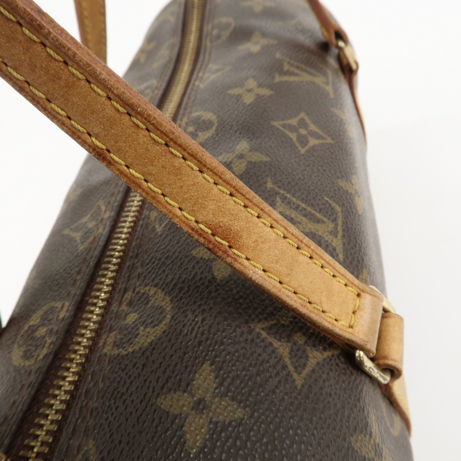 Louis Vuitton Monogram Papillon 26 Hand Bag Brown M51386 Used