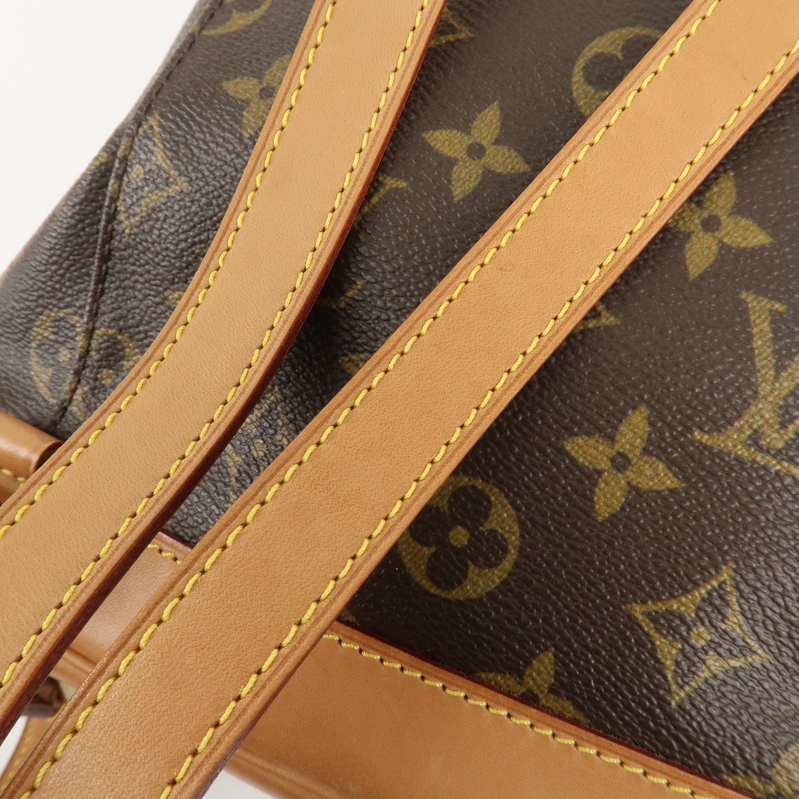 Louis Vuitton Monogram Montsouris MM Backpack Bag M51136 Used