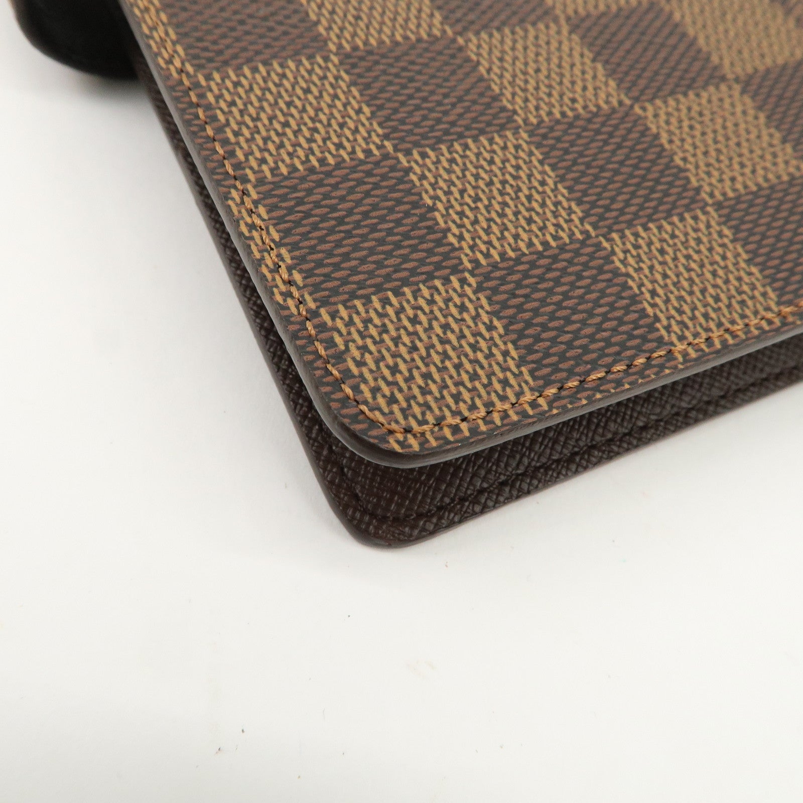 Louis Vuitton Damier Agenda MM Planner Cover Brown R20240