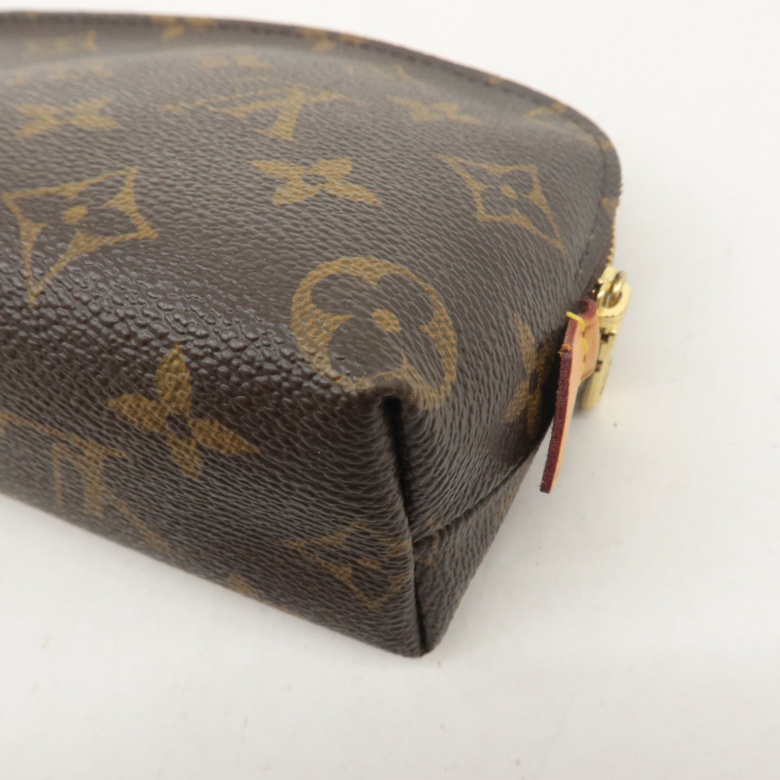 Louis Vuitton Monogram Pochette Cosmetic Pouch Brown M47515