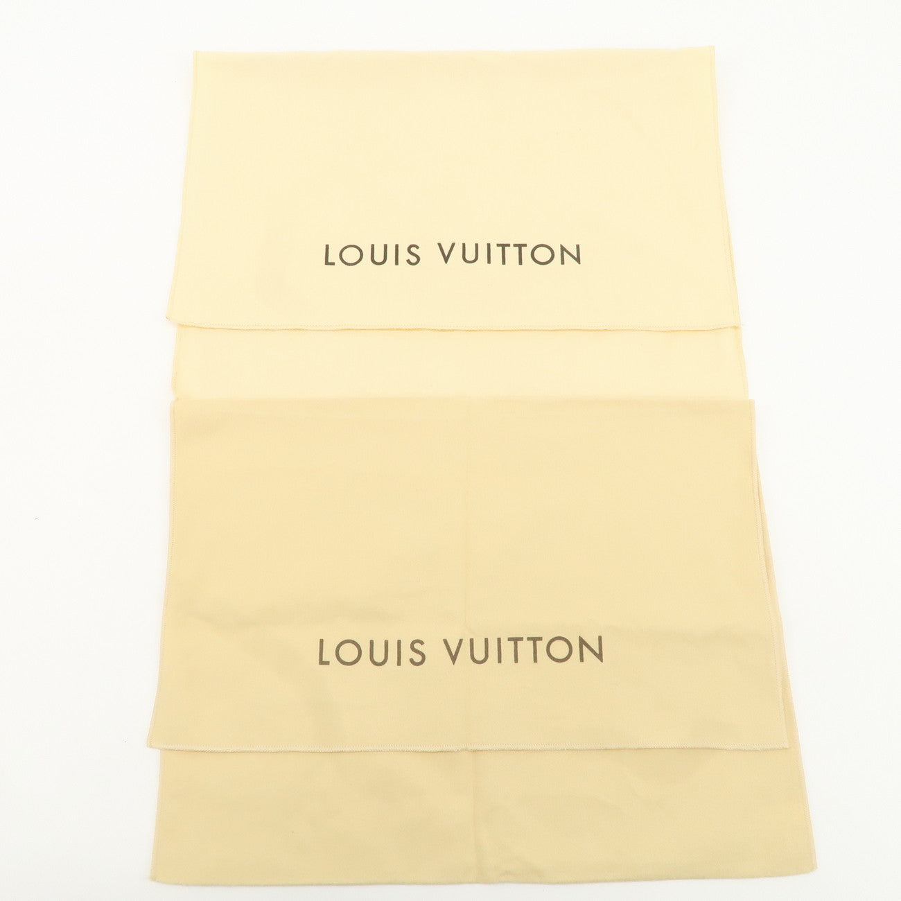 Louis Vuitton Set of 10 Dust Bag Storage Bag Beige Used