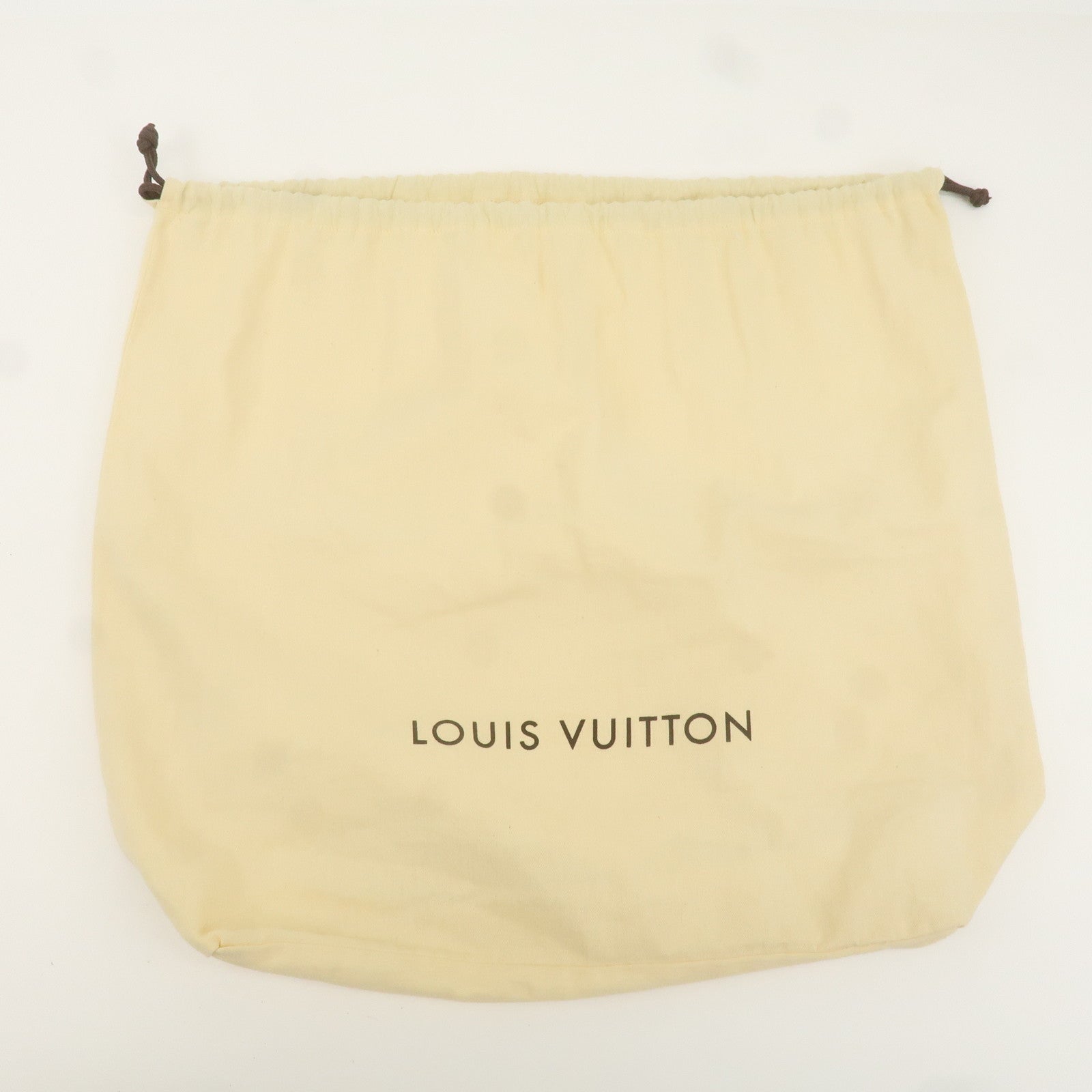 Louis Vuitton Set of 10 Dust Bag Storage Bag Drawstring Flap Beige