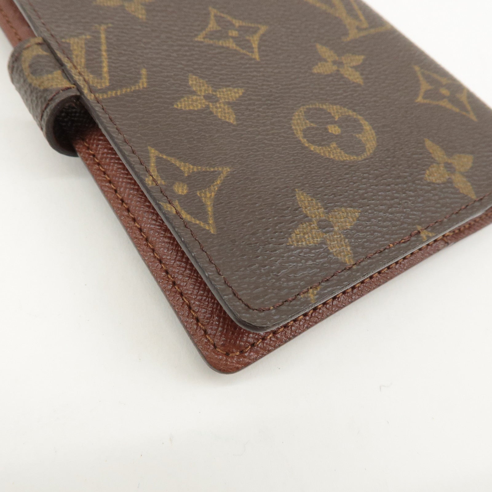 Louis Vuitton Monogram Agenda PM Planner Cover Brown R20005