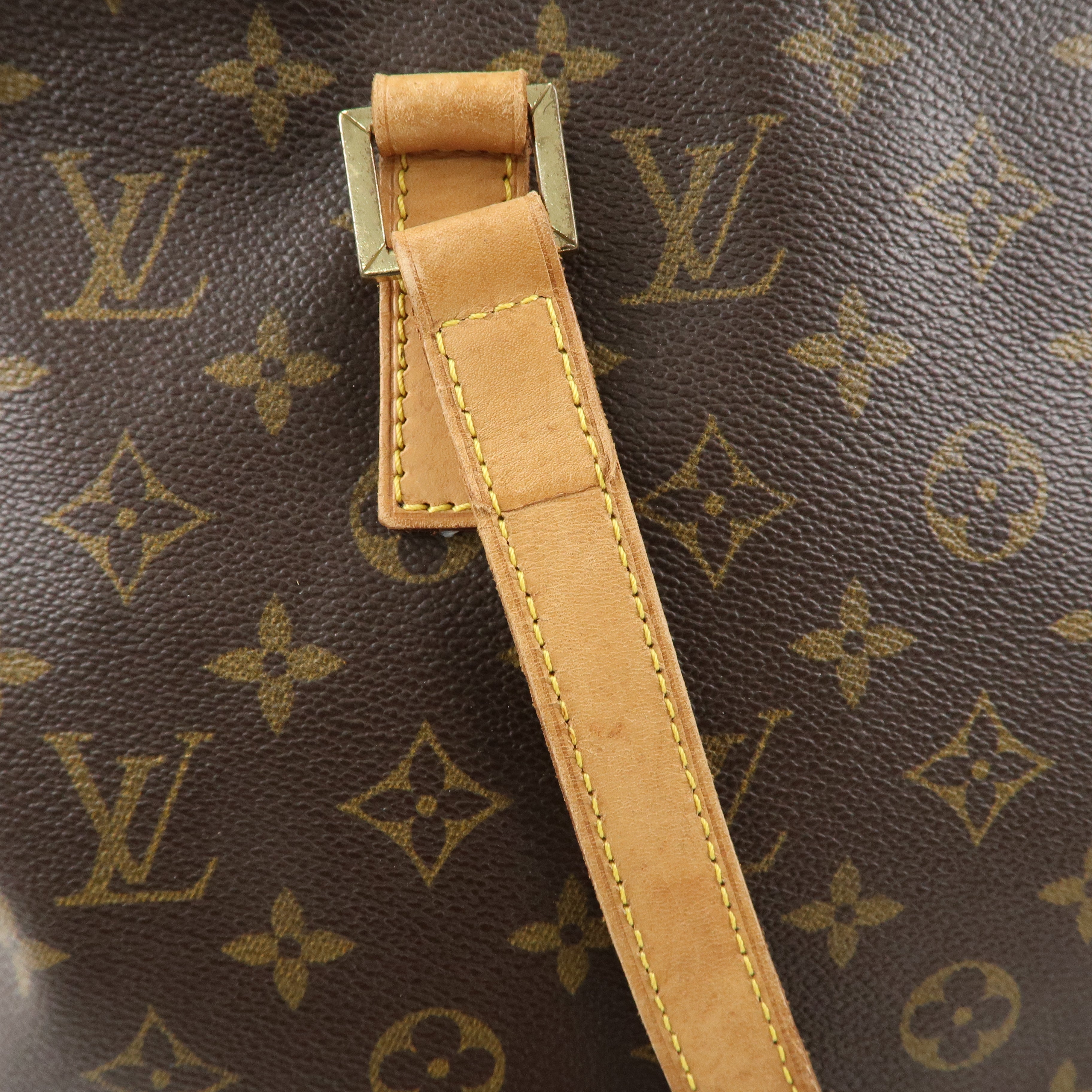 Louis Vuitton Monogram Cabas Mezzo Tote Bag Brown M51151