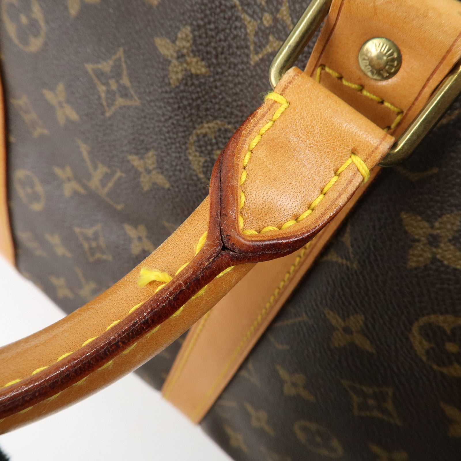 Louis Vuitton Monogram Keep All Bandouliere 55 Boston Bag M41414