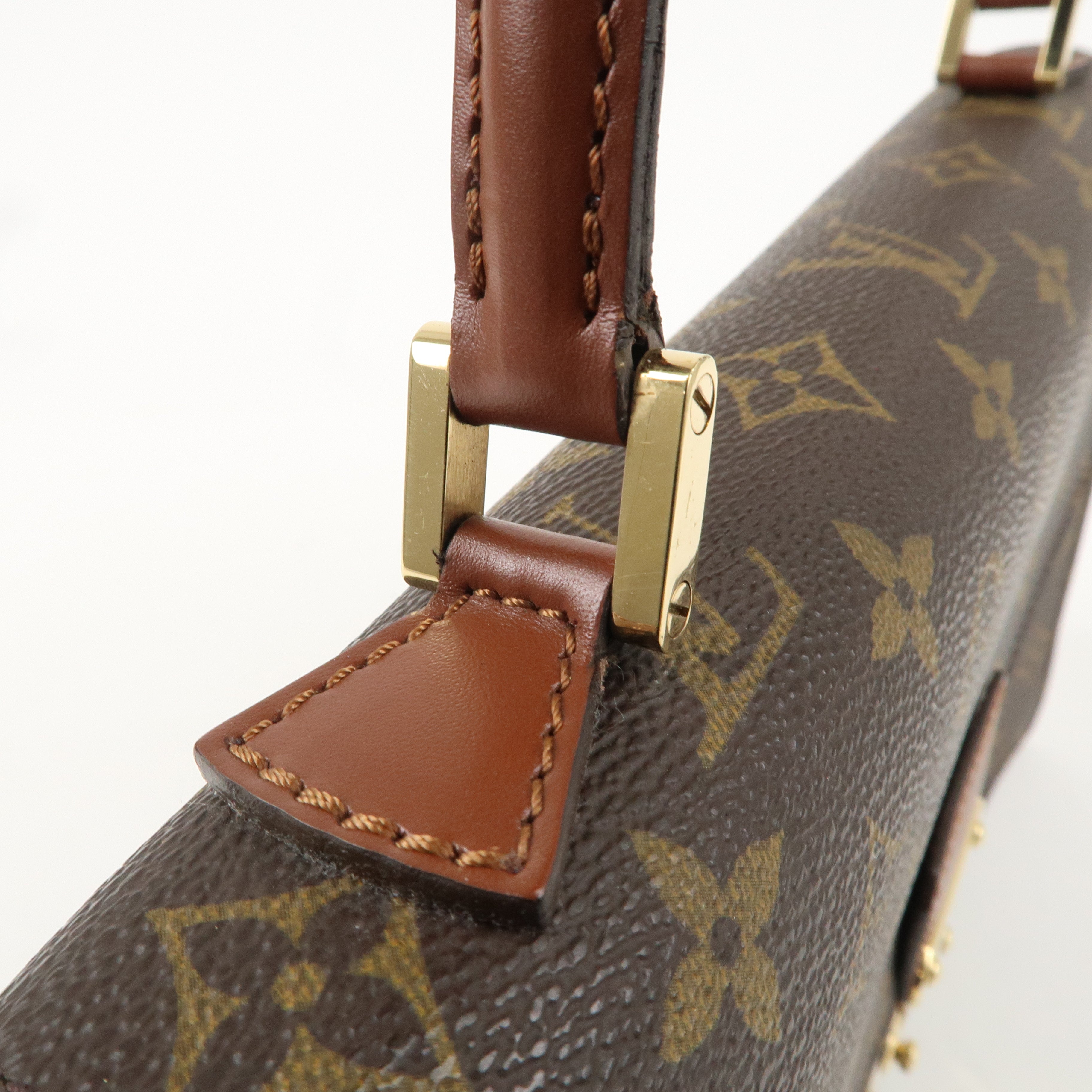 Louis Vuitton Monogram Concorde Hand Bag Brown M51190