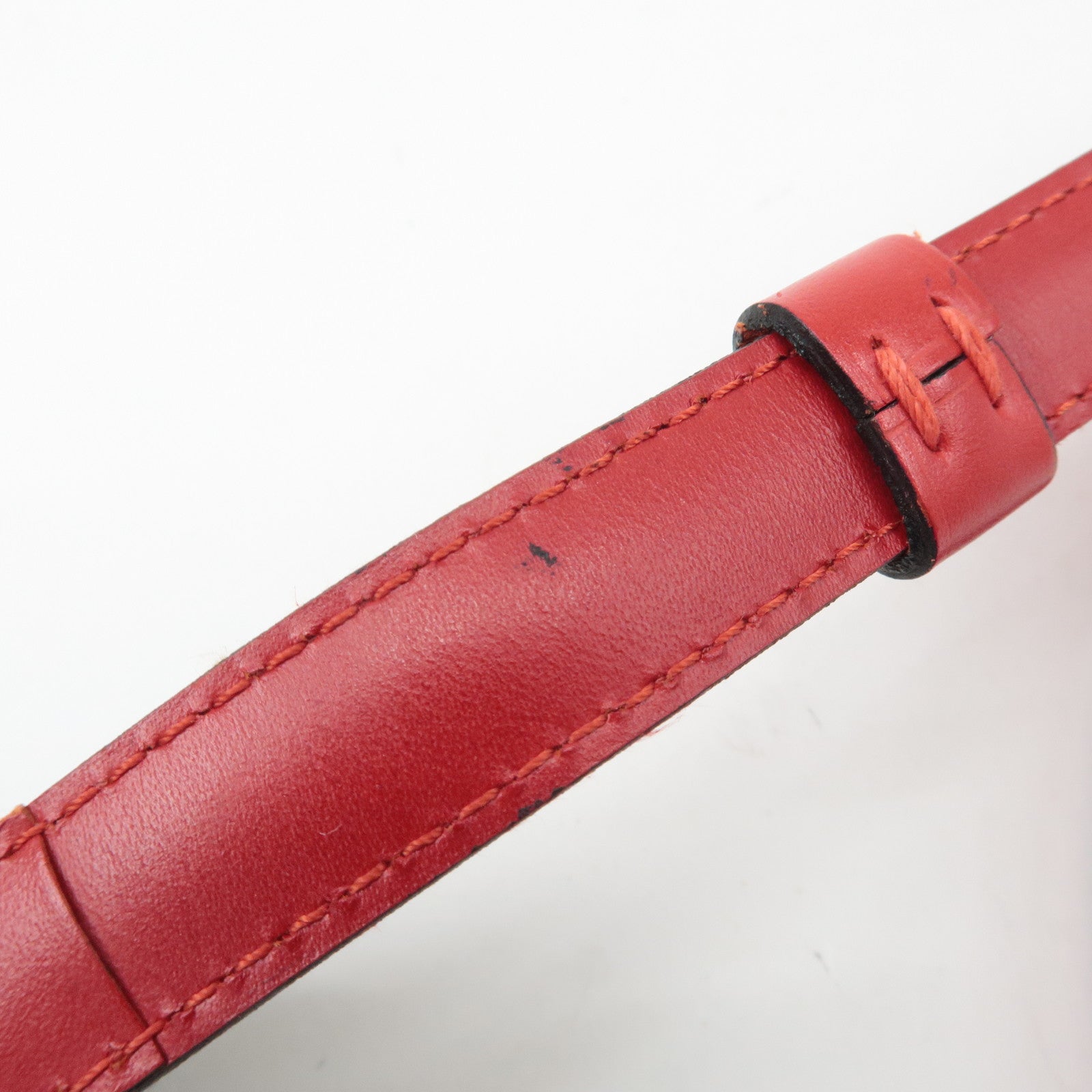 Louis Vuitton Adjustable Shoulder Strap for Epi Bags Castilian Red 120cm Used