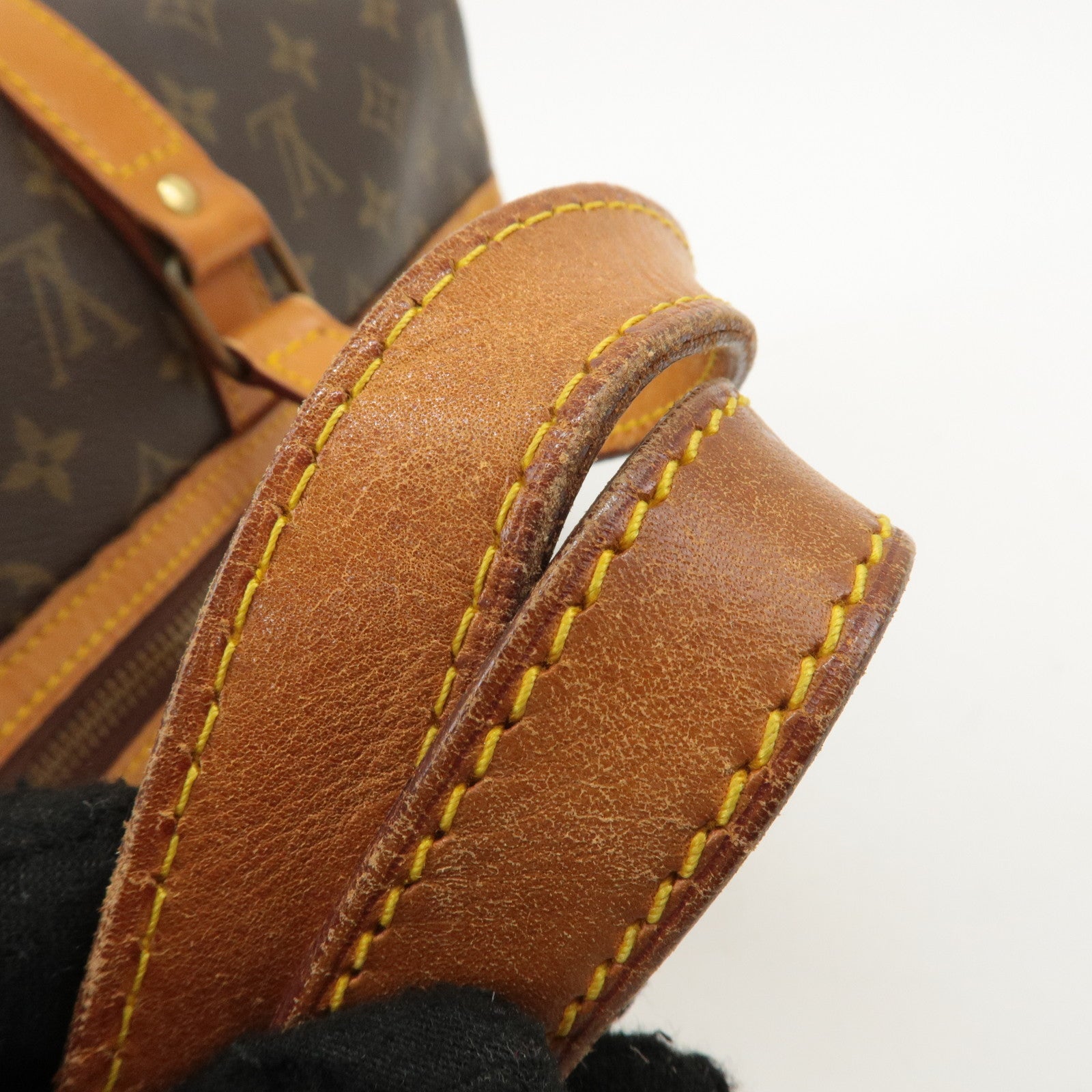 Louis Vuitton Monogram Sac Souple 45 Boston Bag Brown M41624