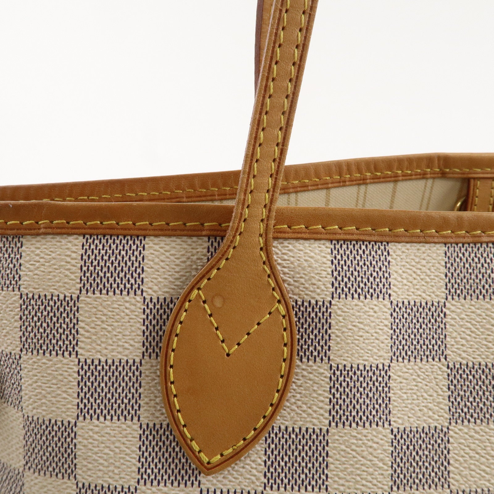 Louis Vuitton Damier Azur Neverfull MM Tote Bag N51107